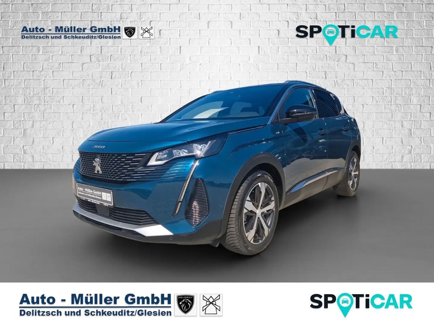 Peugeot 3008 PureTech 130 GT EAT8/Navi/Massage Blau - 1