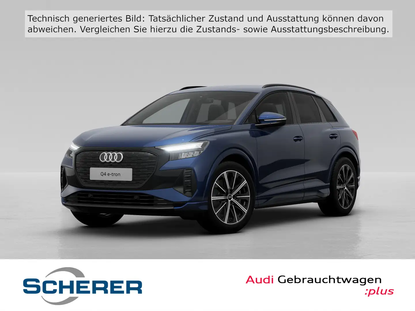 Audi 45 e-tron Advanced AHK/Navi/Wärmepumpe/uvm. Bleu - 1