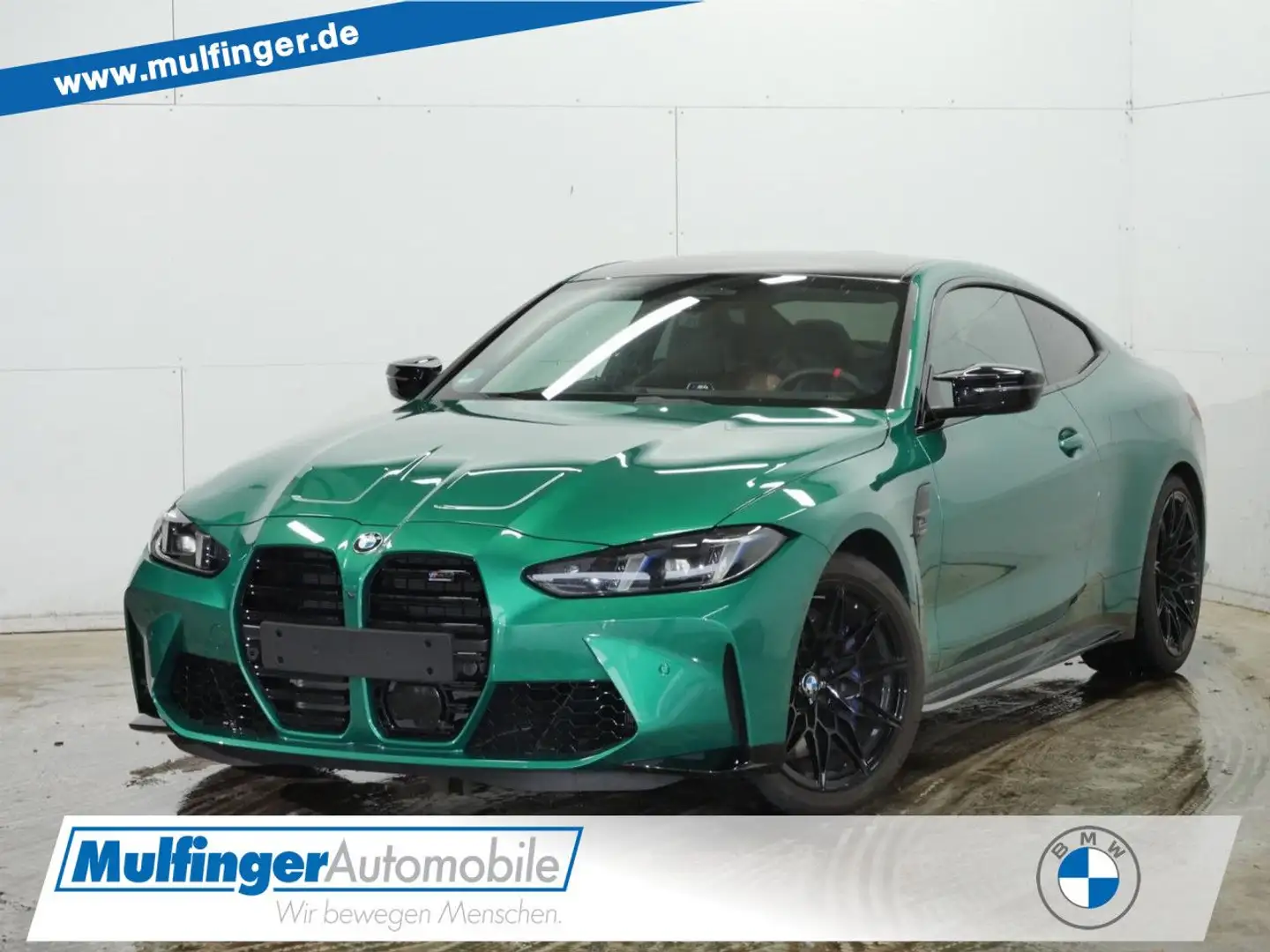 BMW M4 Comp xDr.CarbonSitz+Dach HUD ACC SuView.Ha/Ka Grün - 1