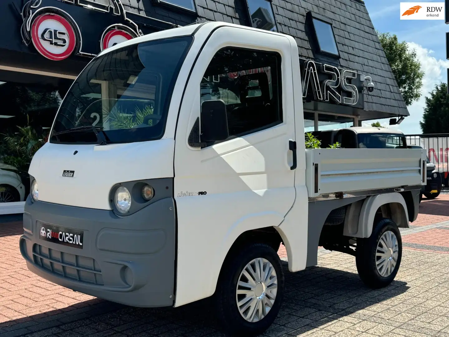 Ligier X-Pro Brommobiel Vrachwagen | 2007 | laadbak 45km Wit - 1