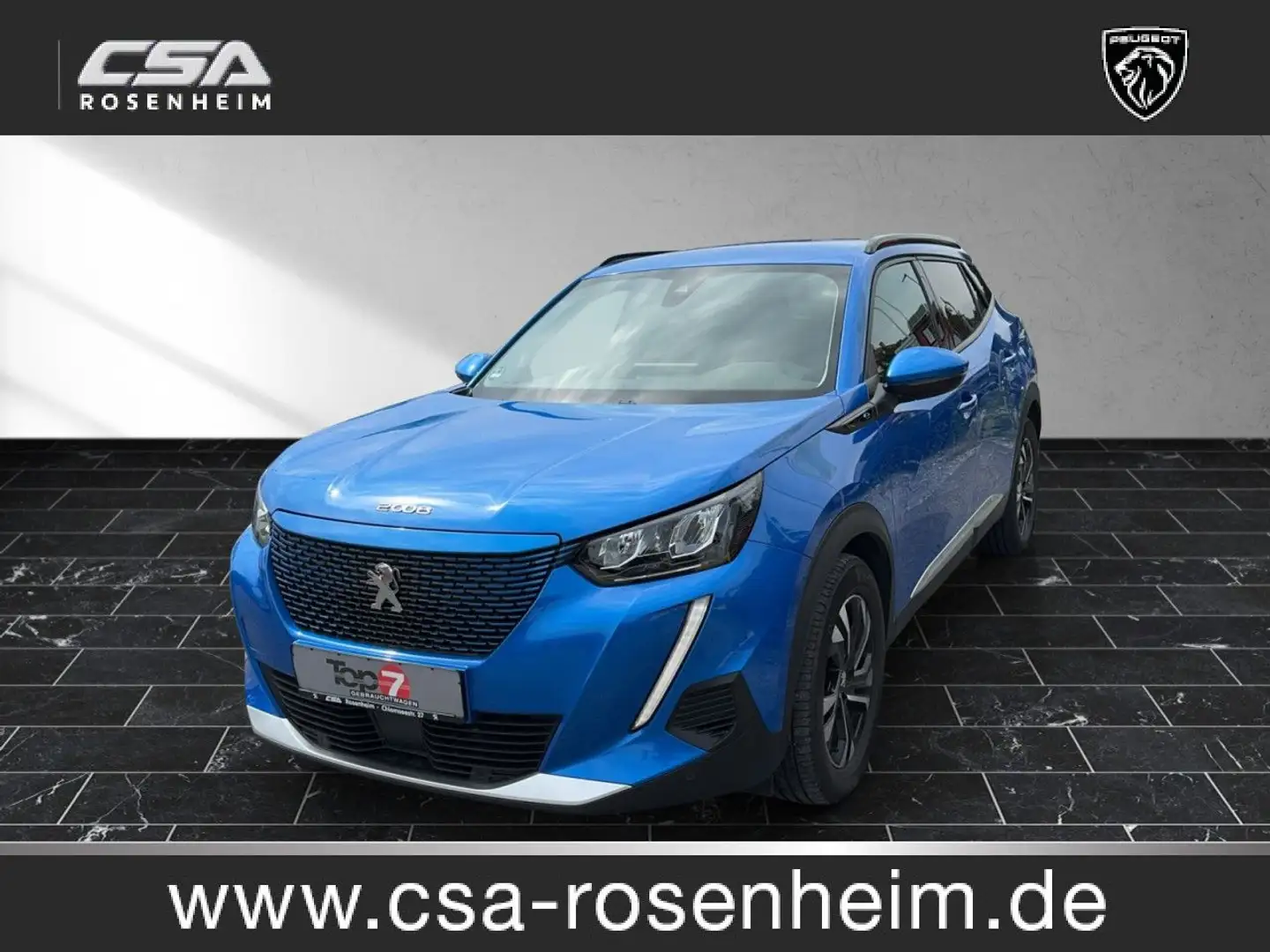 Peugeot 2008 Allure Bluetooth Navi LED Klima Einparkhilfe Weiß - 1