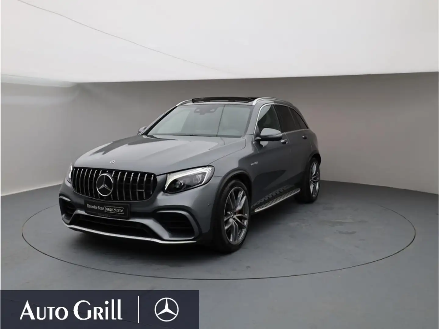Mercedes-Benz GLC 63 AMG S 4M+ ILS Pano AHK Memo Burm Sitzklim Grau - 1