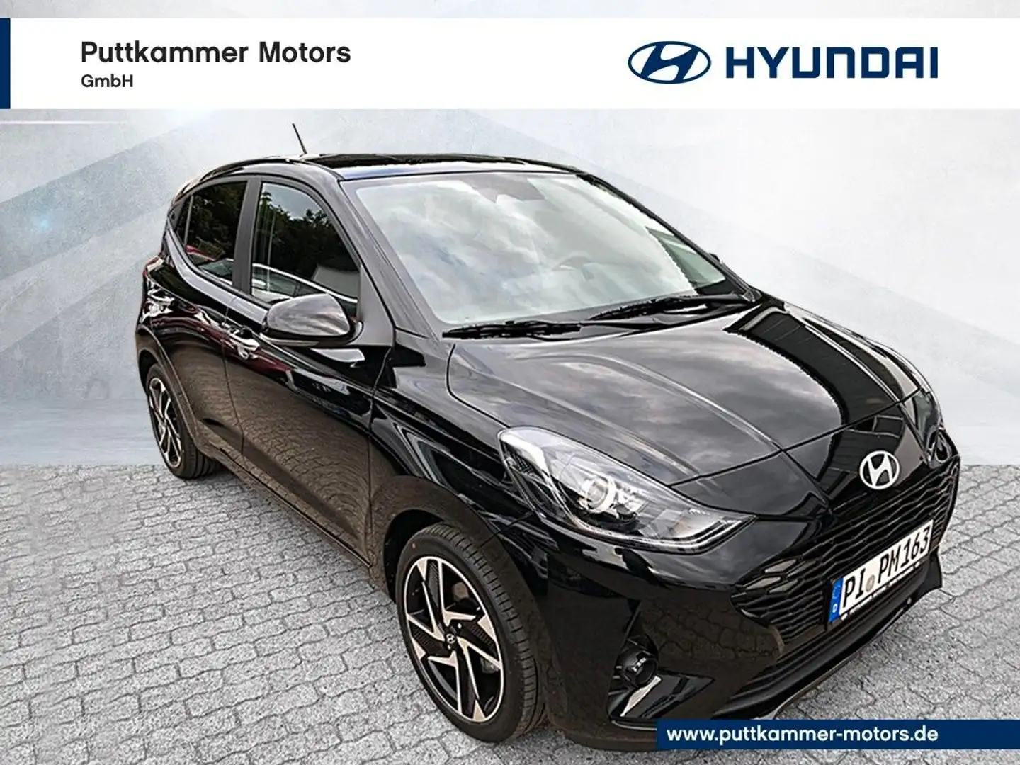 Hyundai i10 1.2 Prime Automatik/Navigation Schwarz - 1