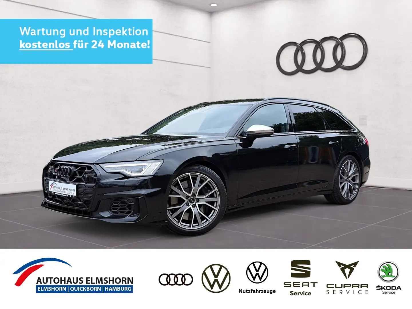 Audi S6 Avant TDI tiptr. NAV B&O 4xKAM MATRIX 20" PDC SHZ Schwarz - 1