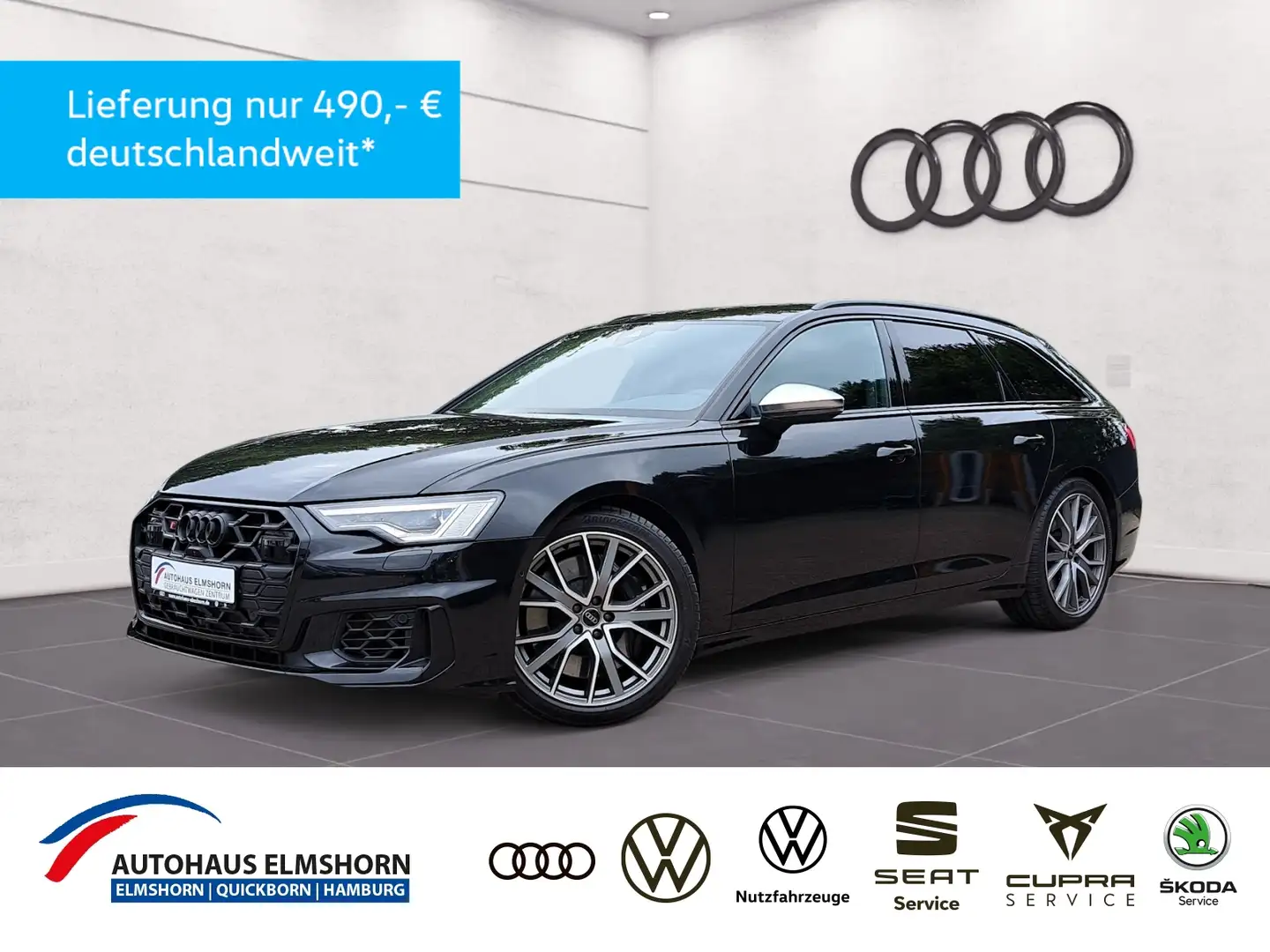 Audi S6 Avant TDI tiptr. NAV B&O 4xKAM MATRIX 20" PDC SHZ Schwarz - 1