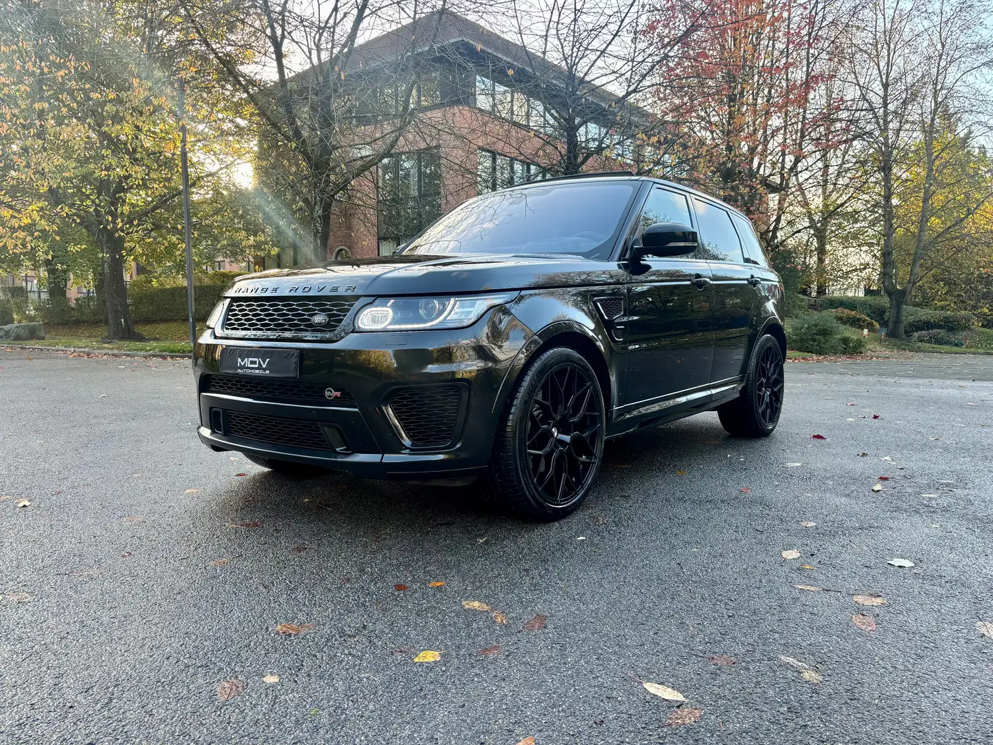 Land Rover Range Rover Sport 5.0i V8 SVR *** VOSSEN 23P - PANO - CARBONE *** Noir - 2
