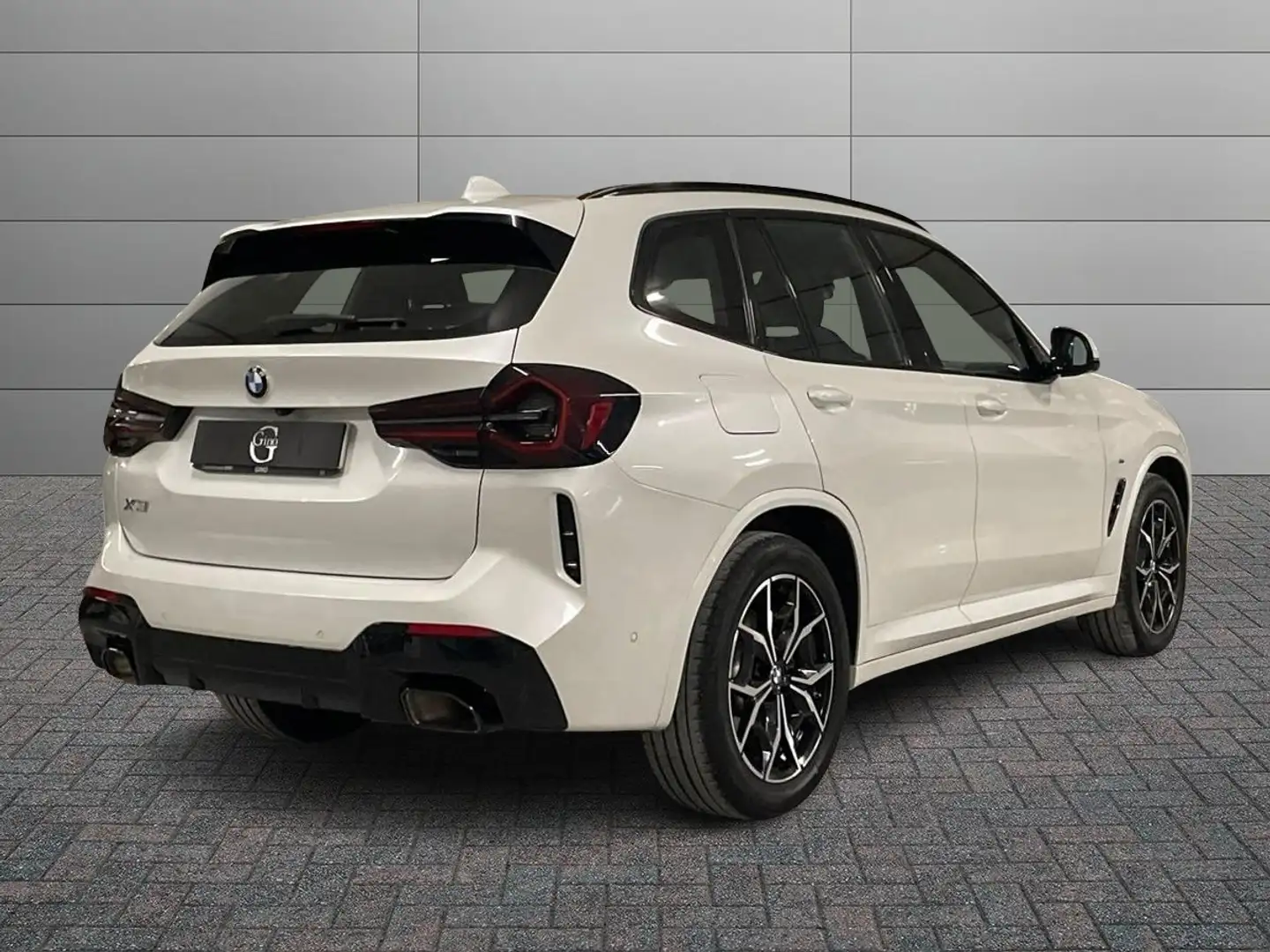 BMW X3 xdrive20d mhev 48V Msport auto Blanc - 2