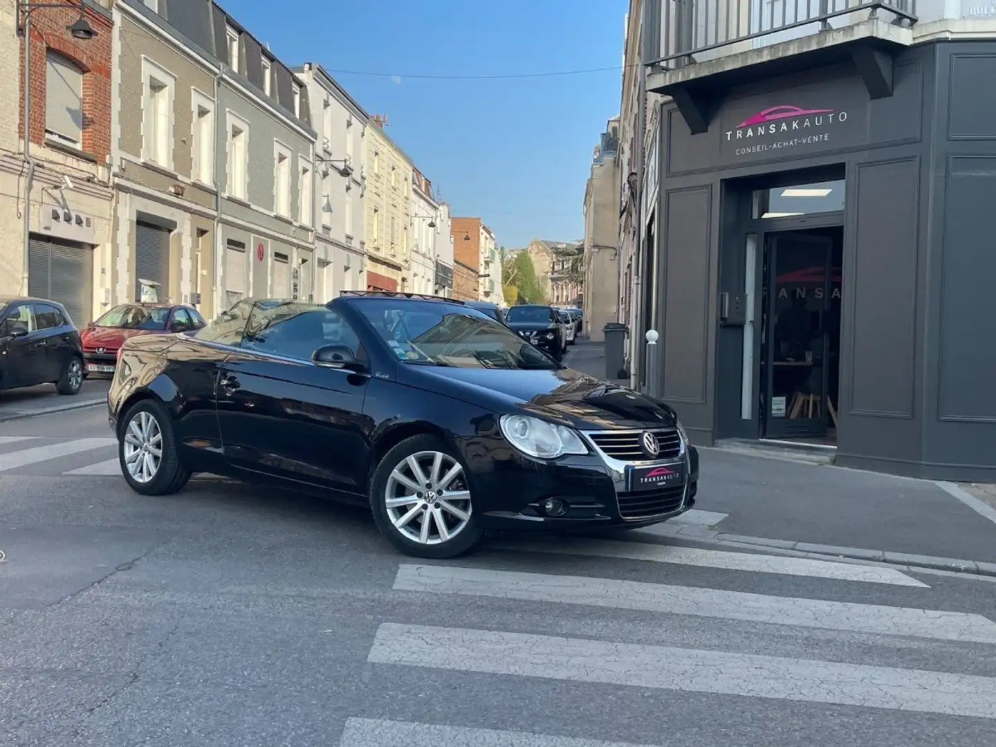 Volkswagen Eos 2.0 16S TDI 140 CR FAP Carat DSG6 / CAB TOIT OUVRA Noir - 2