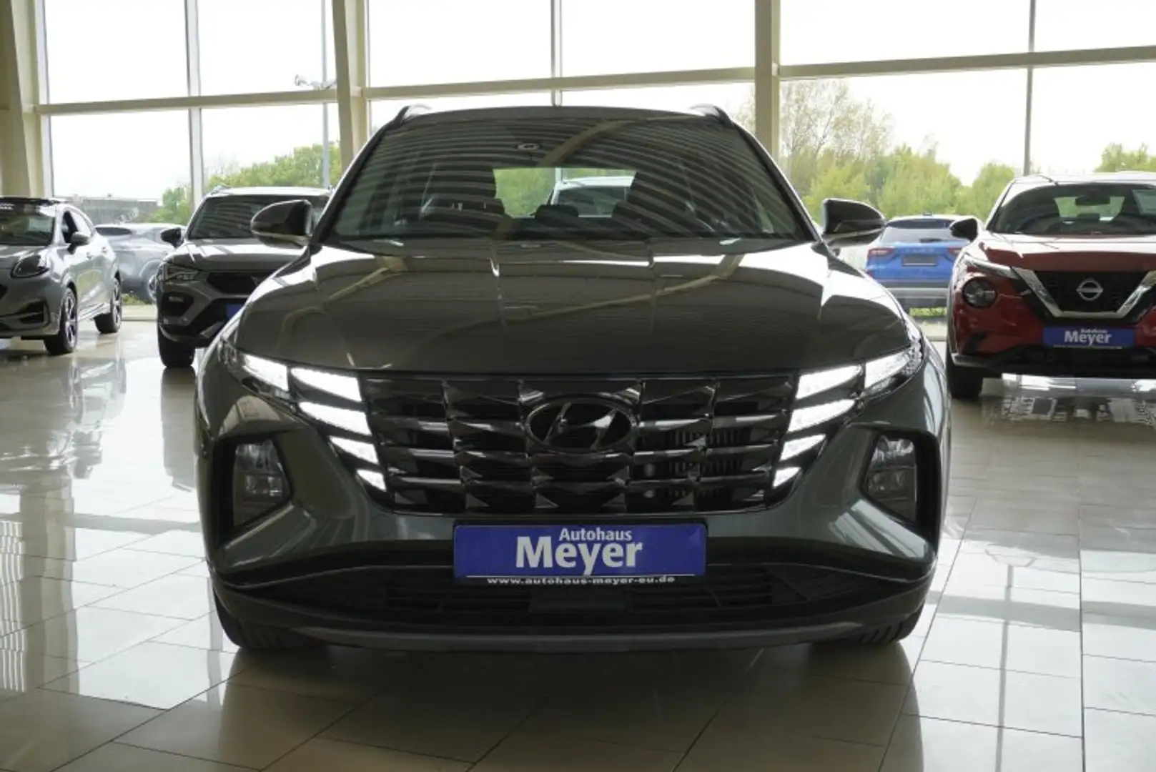 Hyundai TUCSON 1.6 T-GDI 7DCT Voll-Led/Navi/Kamera/Winterp.     * Grijs - 2