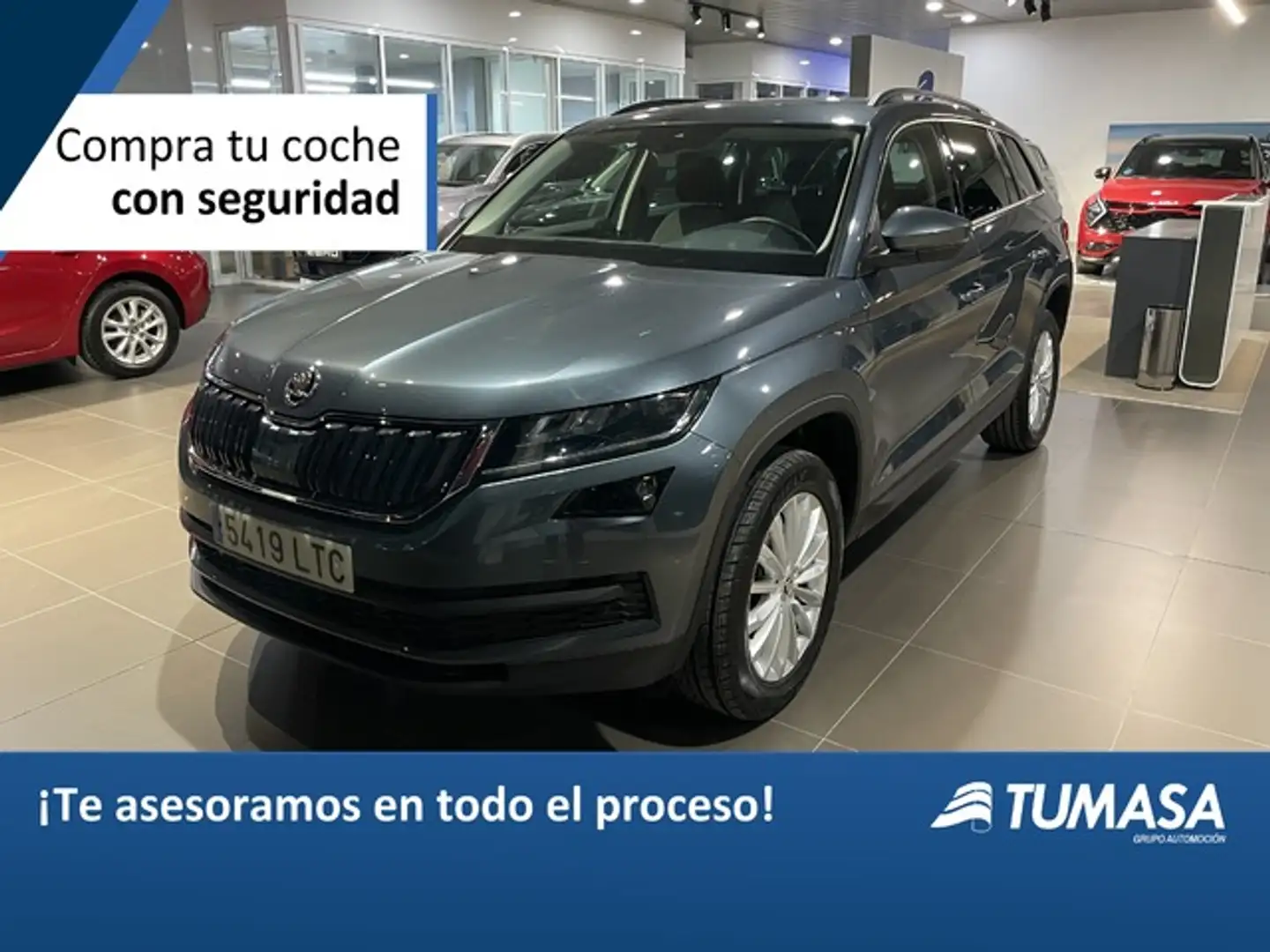 Skoda Kodiaq 2.0TDI AB tech Style 4x2 DSG 110kW Gris - 1