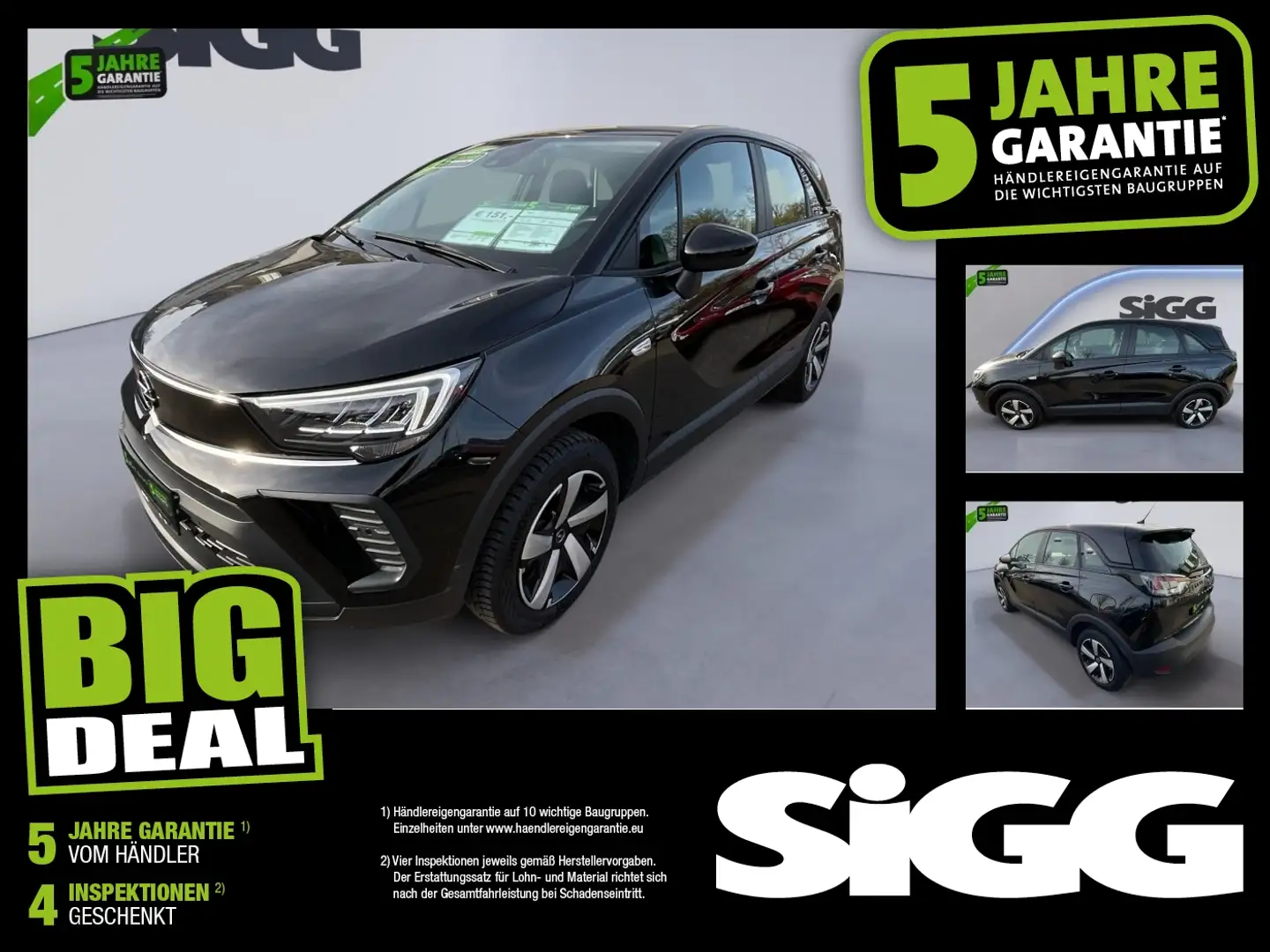 Opel Crossland 1.2 Turbo Enjoy Sitz+Lenkradheizung Noir - 1