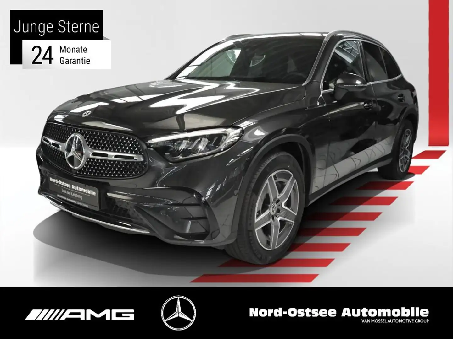 Mercedes-Benz GLC 300 d 4M AMG  AHK LED 360° KAMERA DISTRO 9G Grigio - 1