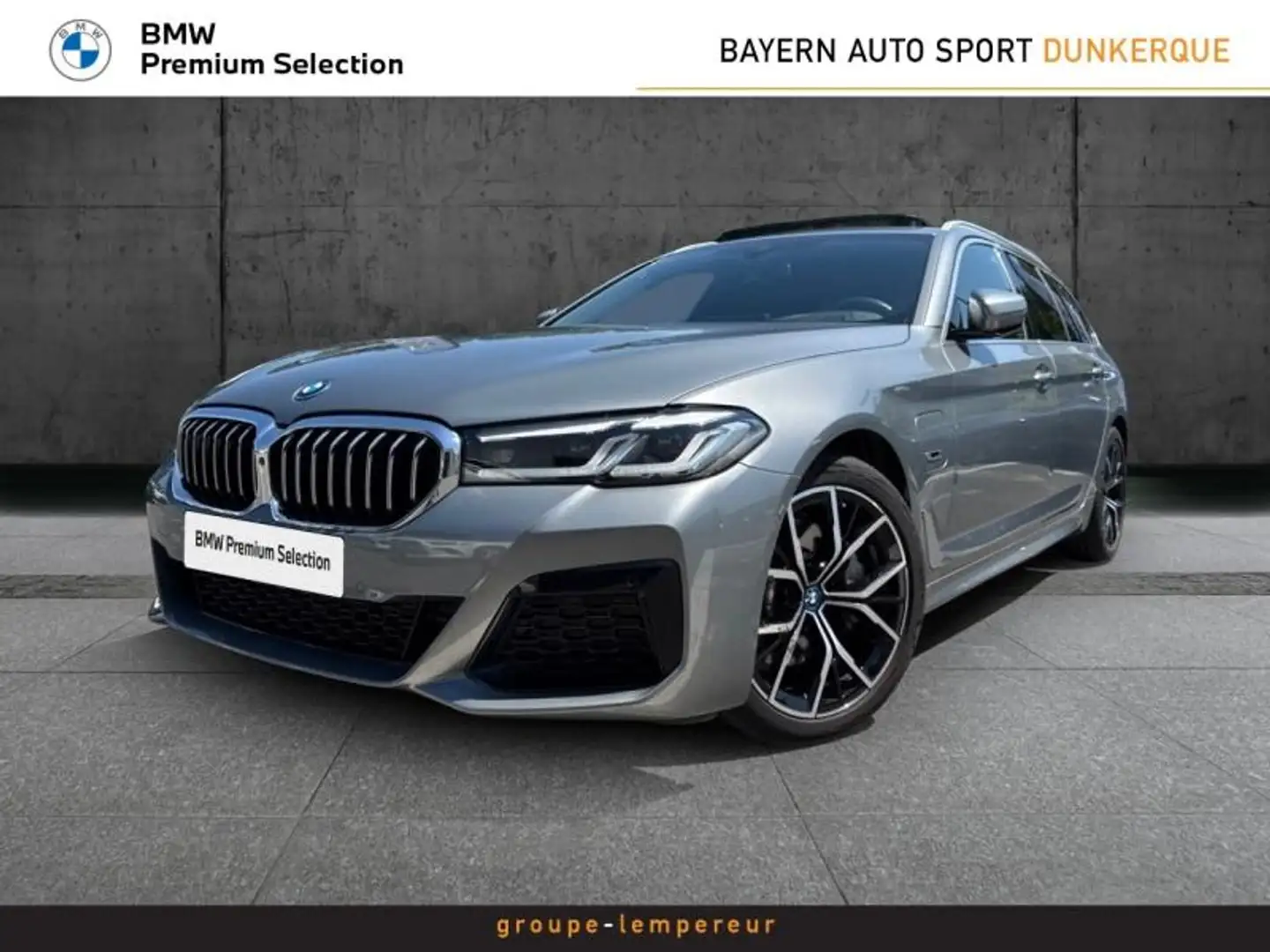 BMW 530 530eA xDrive 292ch M Sport Steptronic 10cv Gris - 1