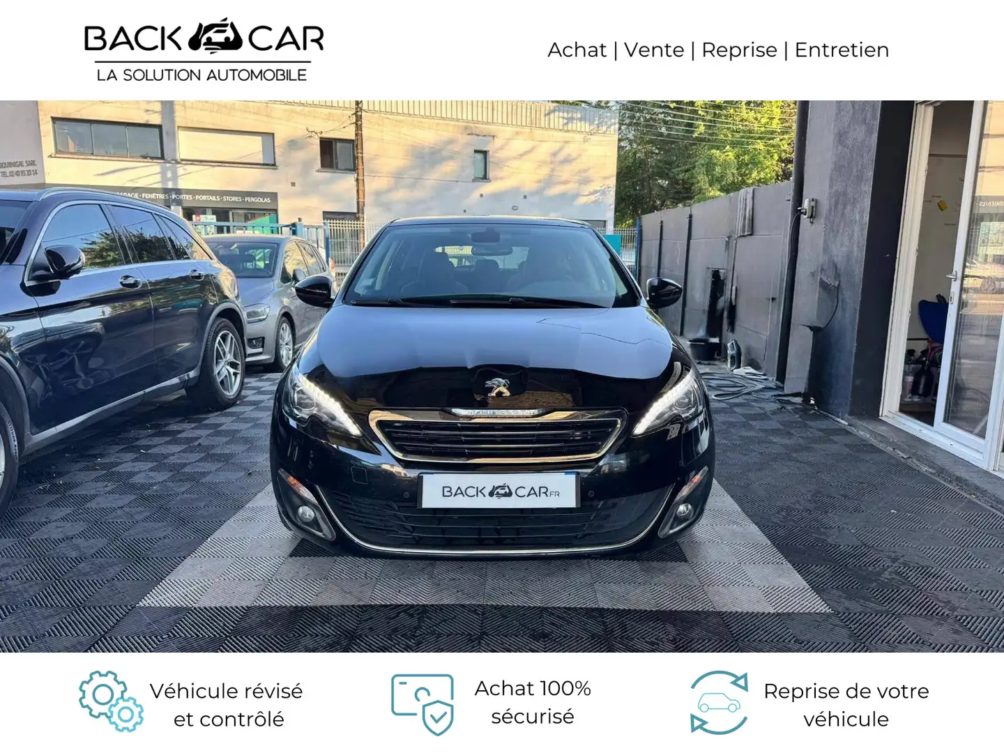 Peugeot 308 1.6 BlueHDi 120ch S\u0026amp;S BVM6 Feline - DISTRIBUTION OK / CT OK - PRET A PARTIR Noir - 2