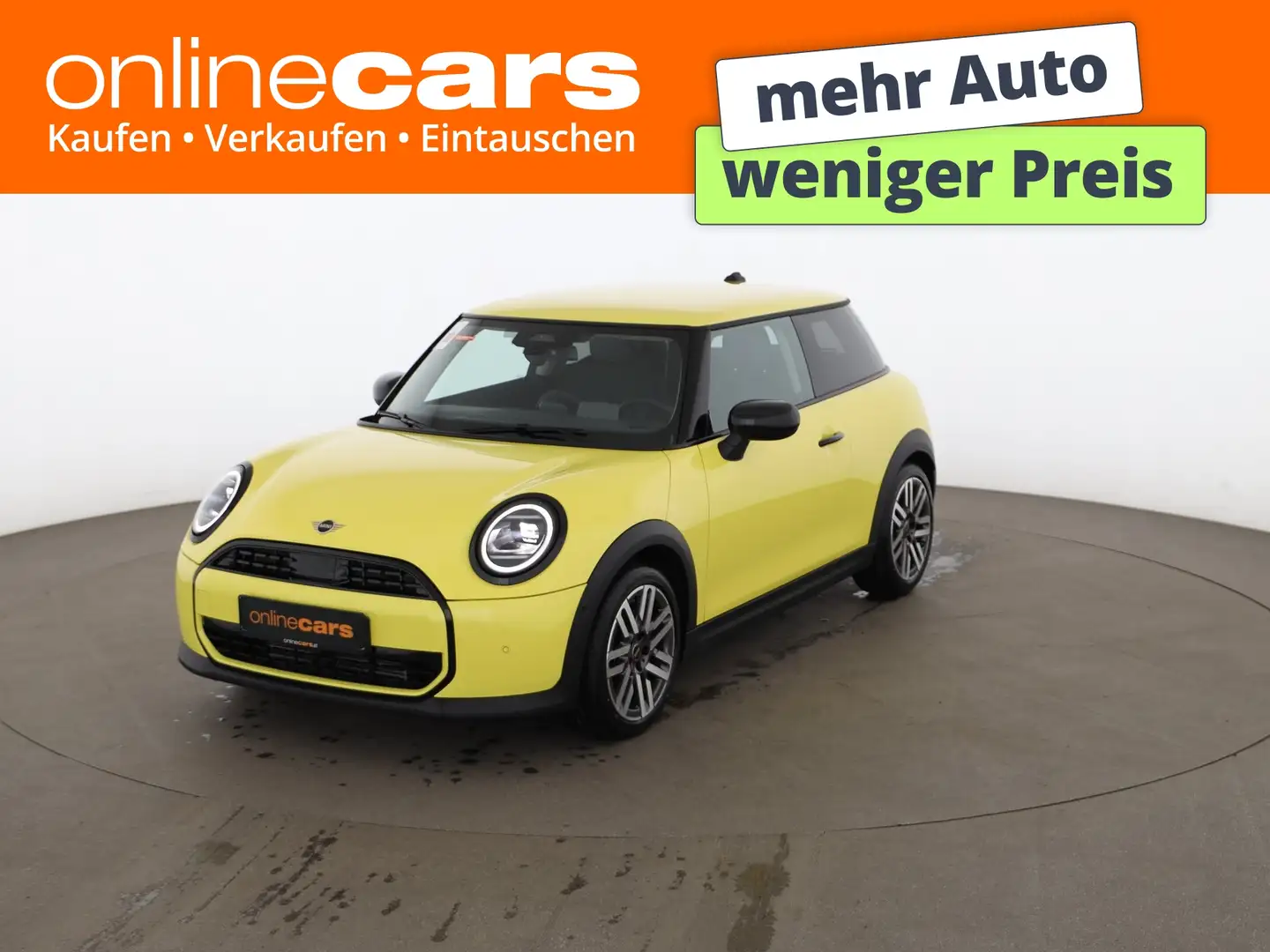 MINI Cooper C Classic Trim Aut LED HEAD-UP SITZHZG NAV Gelb - 1