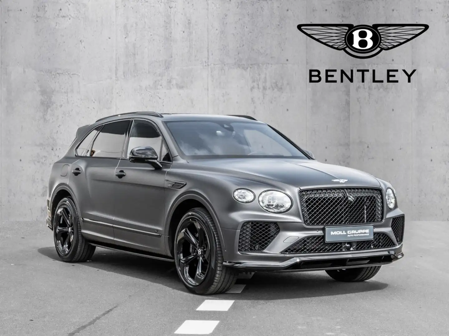 Bentley Bentayga S V8 Anthracite Satin, 4 + 1 Seat Confi Grau - 1