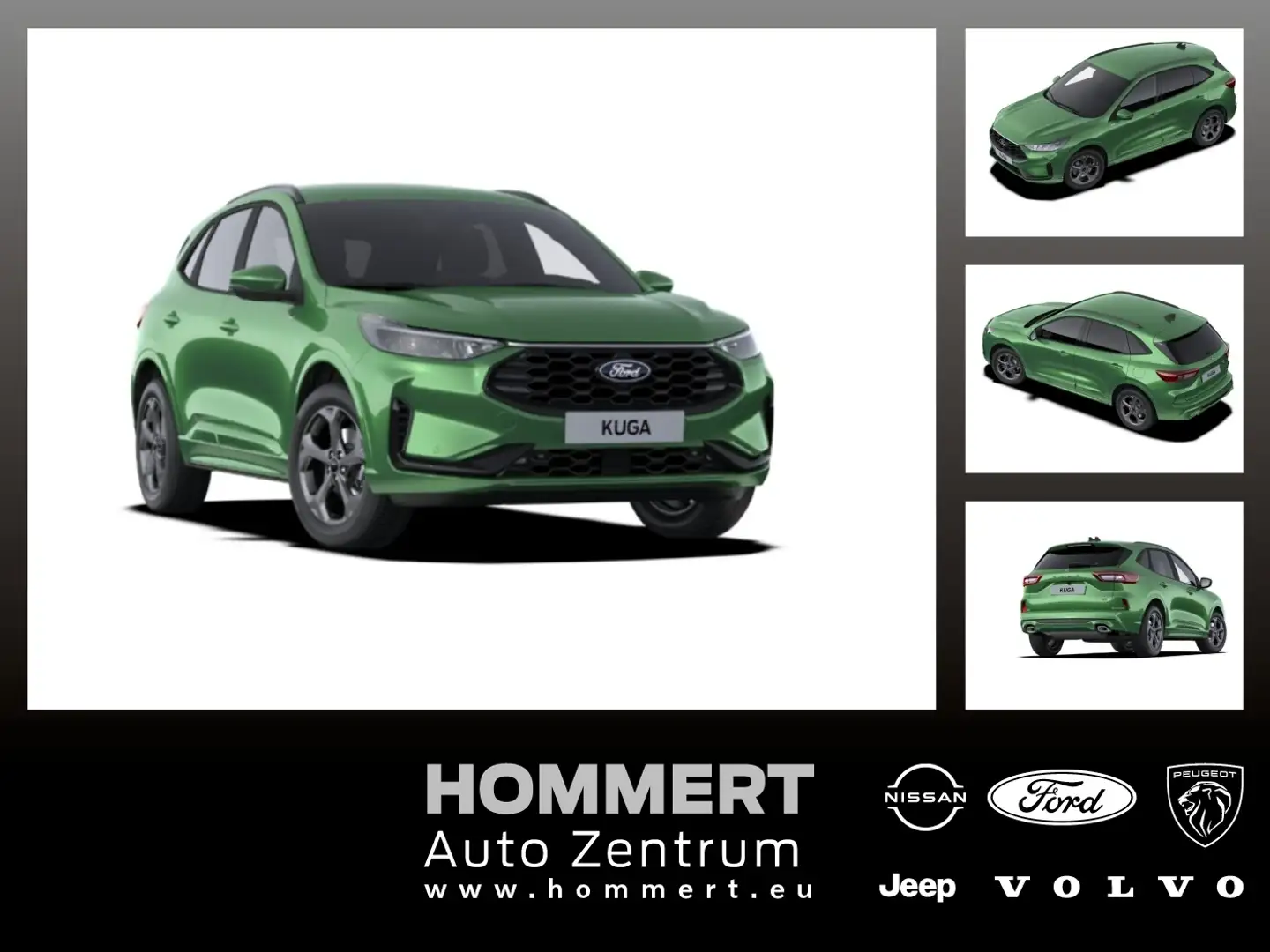 Ford Kuga ST-Line PHEV 2,5I NAVI*LED*4XSHZ*CAM*PDC Grün - 1