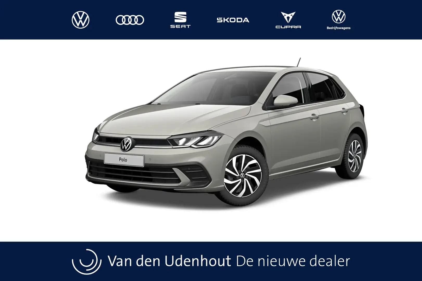 Volkswagen Polo 1.0 TSI 95 5MT Life Edition Zijruiten achter en ac Grijs - 1