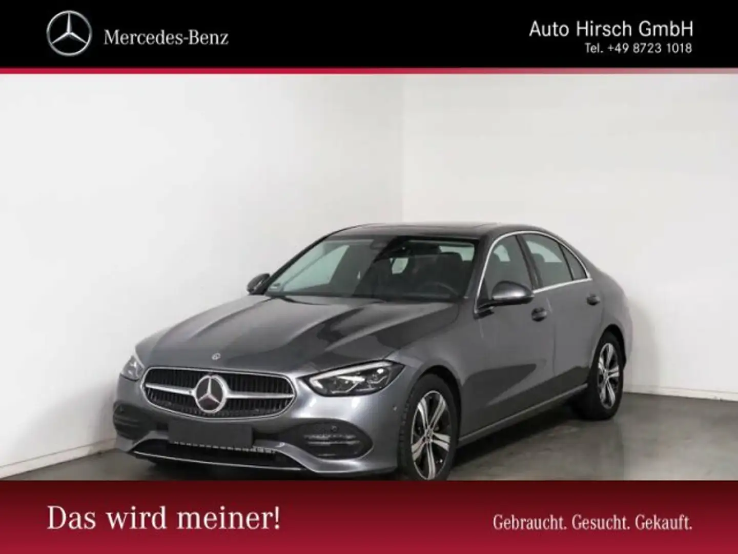 Mercedes-Benz C 220 C 220 d AVANTGARDE+AHK+360°Kamera+SD+Totwinkelas Grijs - 1