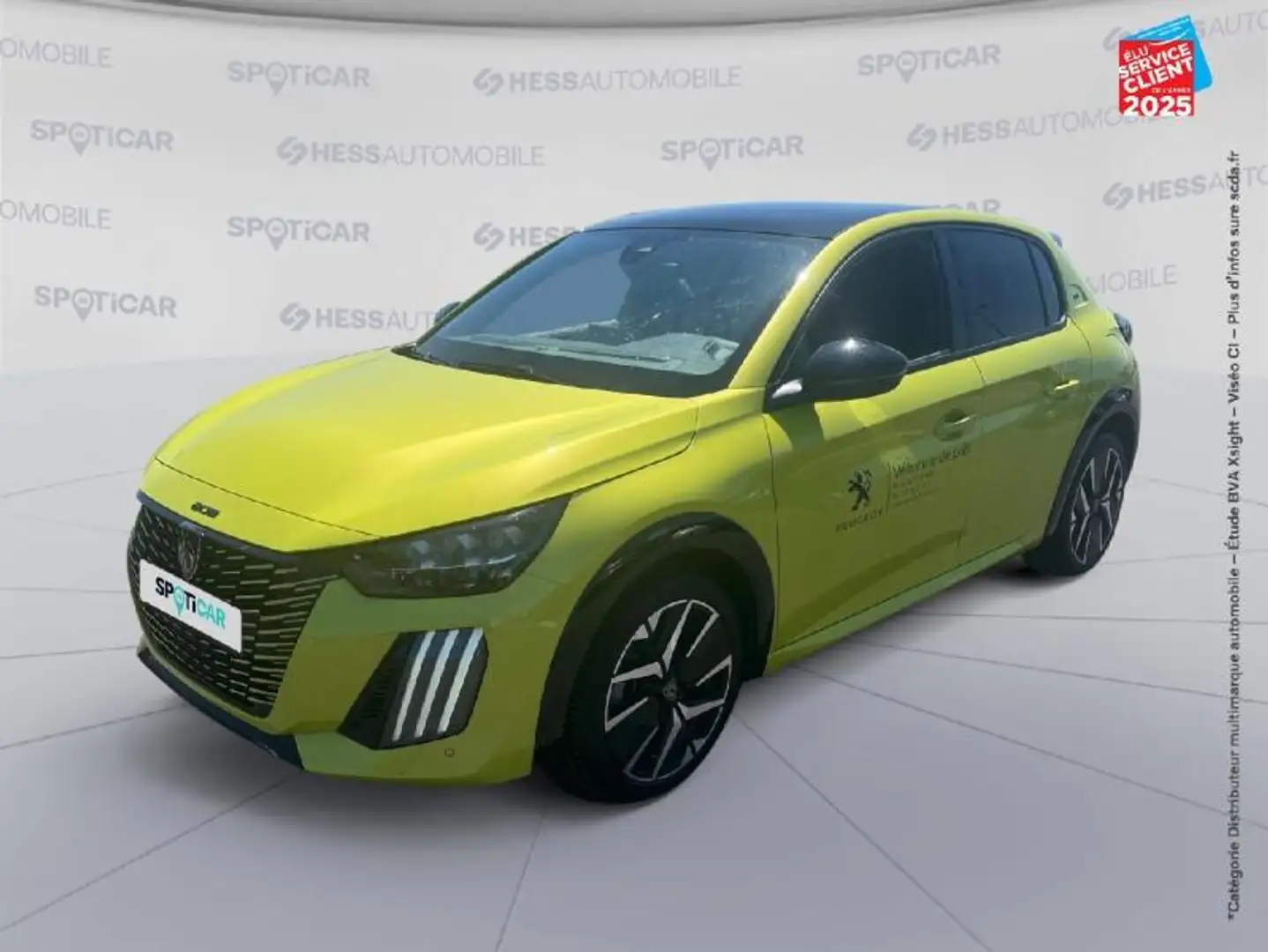 Peugeot 208 1.2 PureTech 100ch S\u0026S GT Jaune - 1