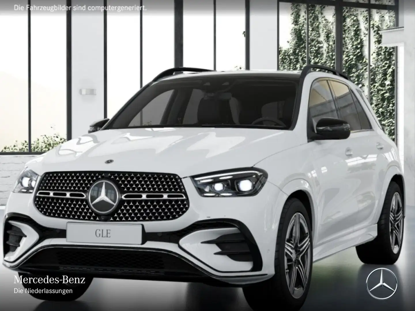 Mercedes-Benz GLE 450 4M AMG+NIGHT+PANO+360+AHK+MULTIBEAM+HUD+9G Blanc - 2