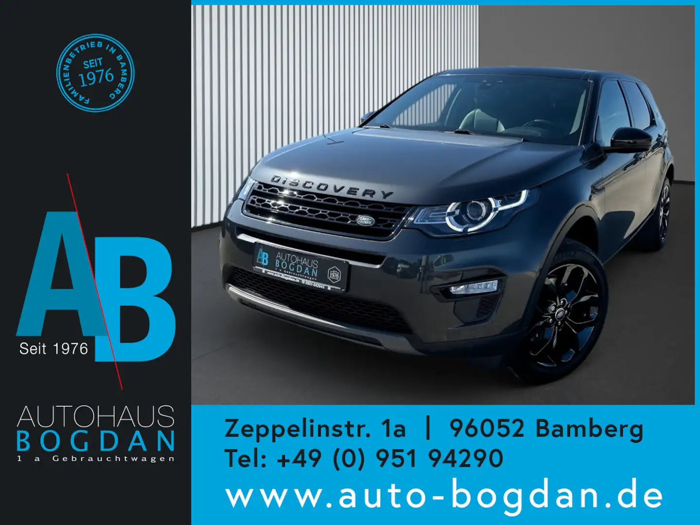Land Rover Discovery Sport 4X4 Pano*Navi*Leder*AHK*Kamera Grau - 1