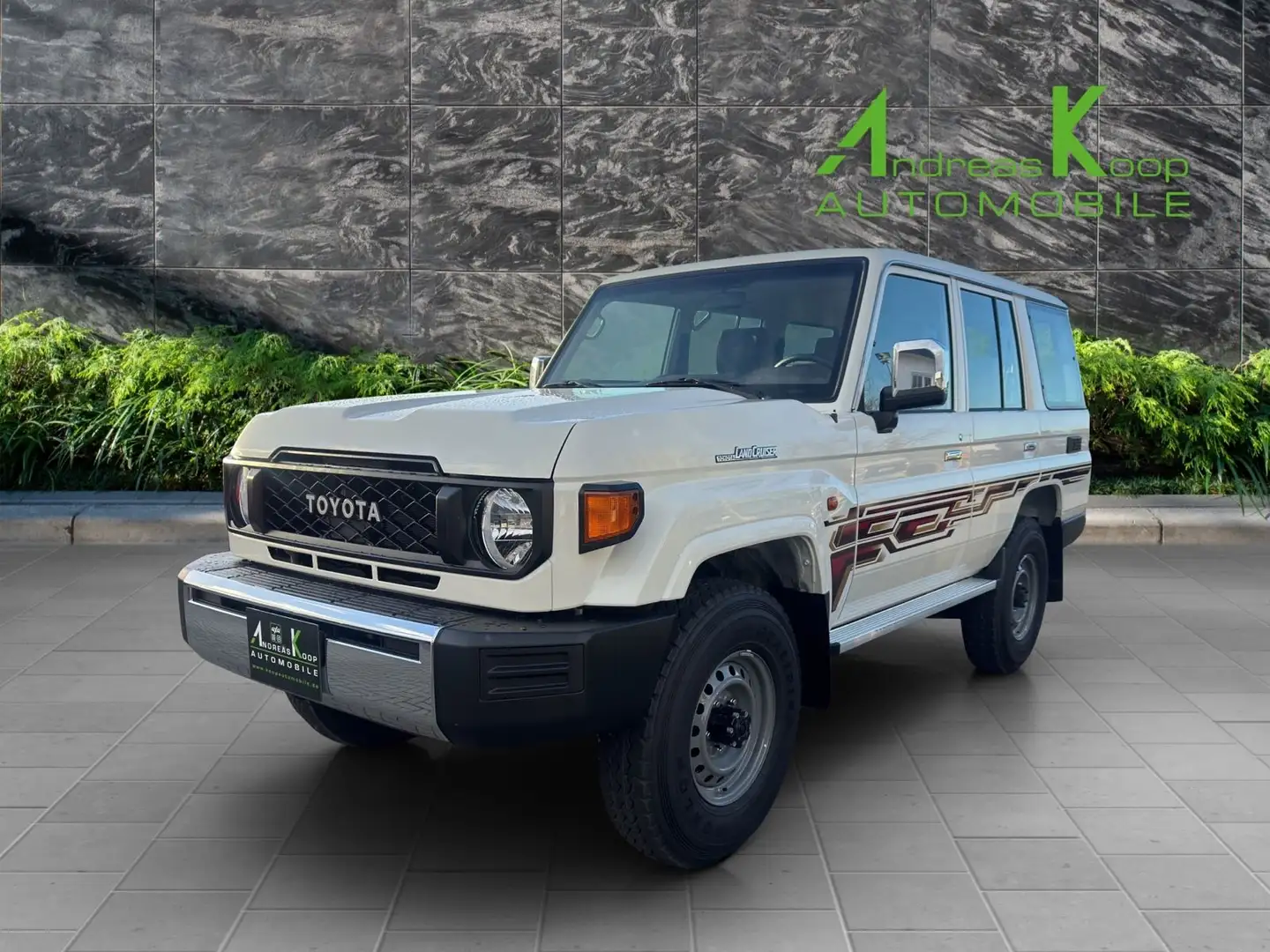 Toyota Land Cruiser GRJ 76 4,0i V6 Euro-6e 4x4 SOFORT Blanco - 1