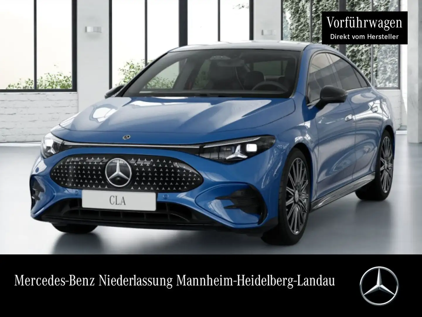Mercedes-Benz CLA 250 Cp. AMG Pano Multibeam Distr. Night Memory Blau - 1