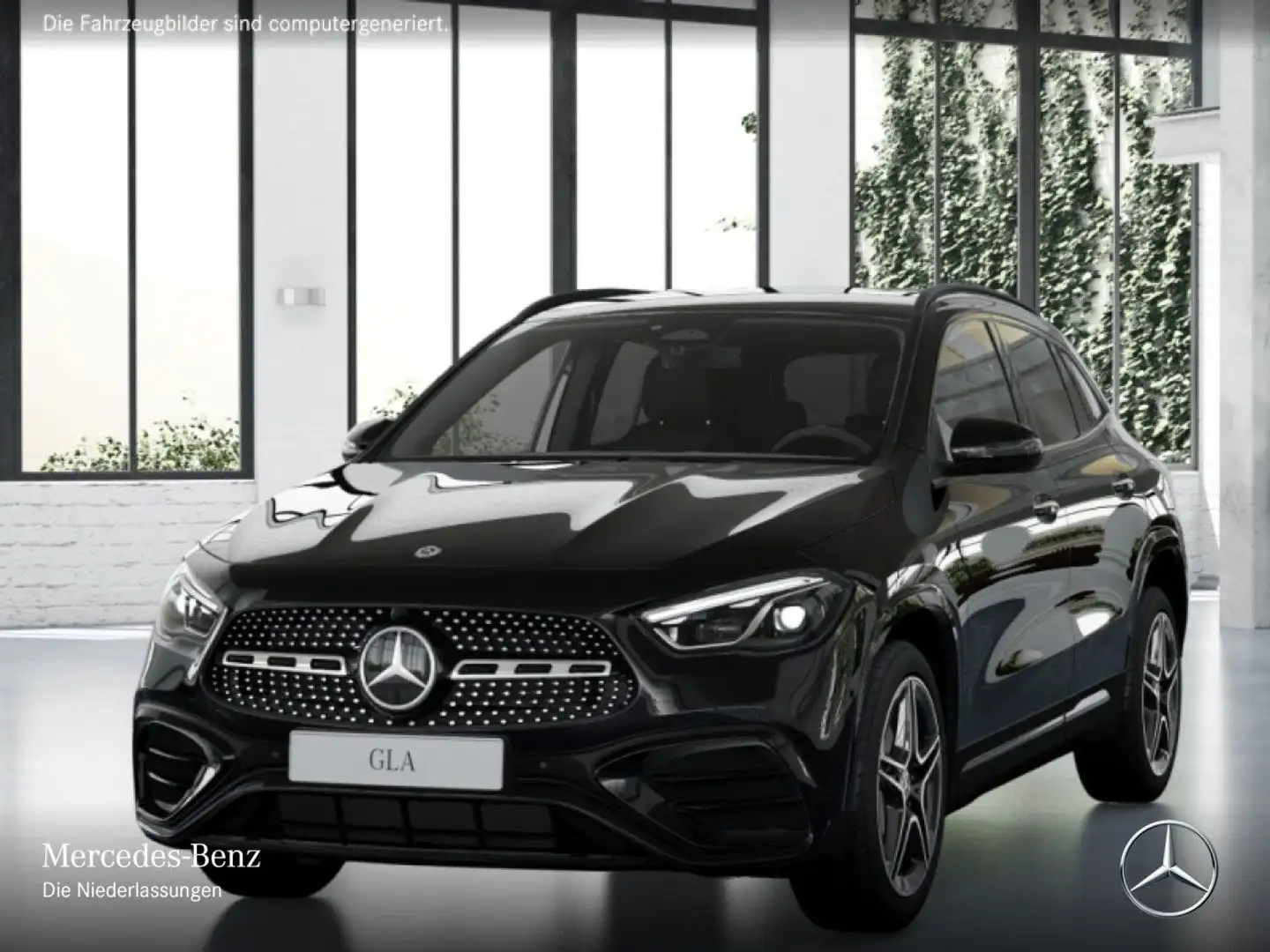 Mercedes-Benz GLA 200 AMG+NIGHT+MULTIBEAM+KAMERA+19"+TOTW+7G Negro - 2