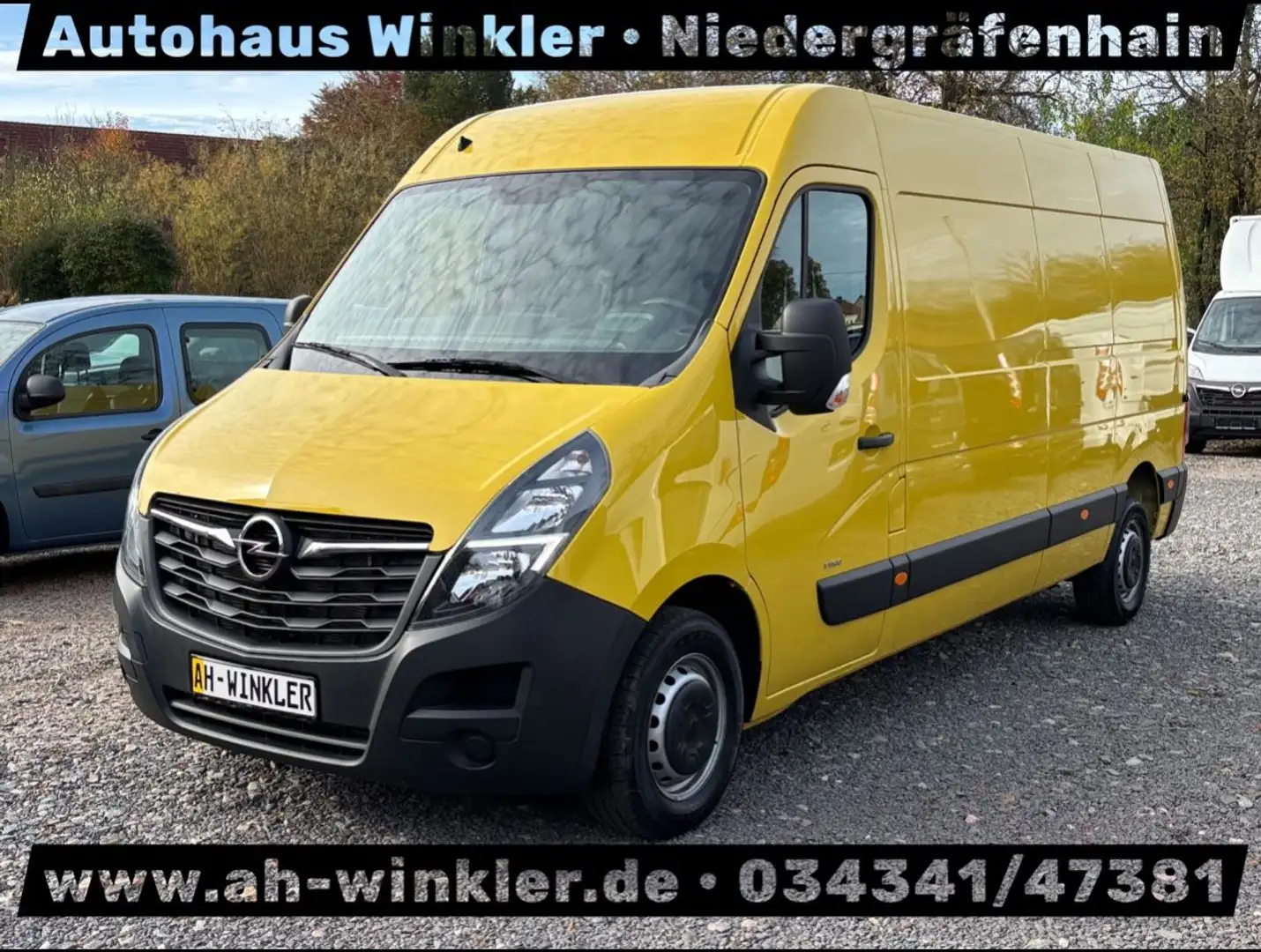 Opel Movano B Kasten HKa L3H2 3,5t Kamera Navi Autom. Gelb - 1