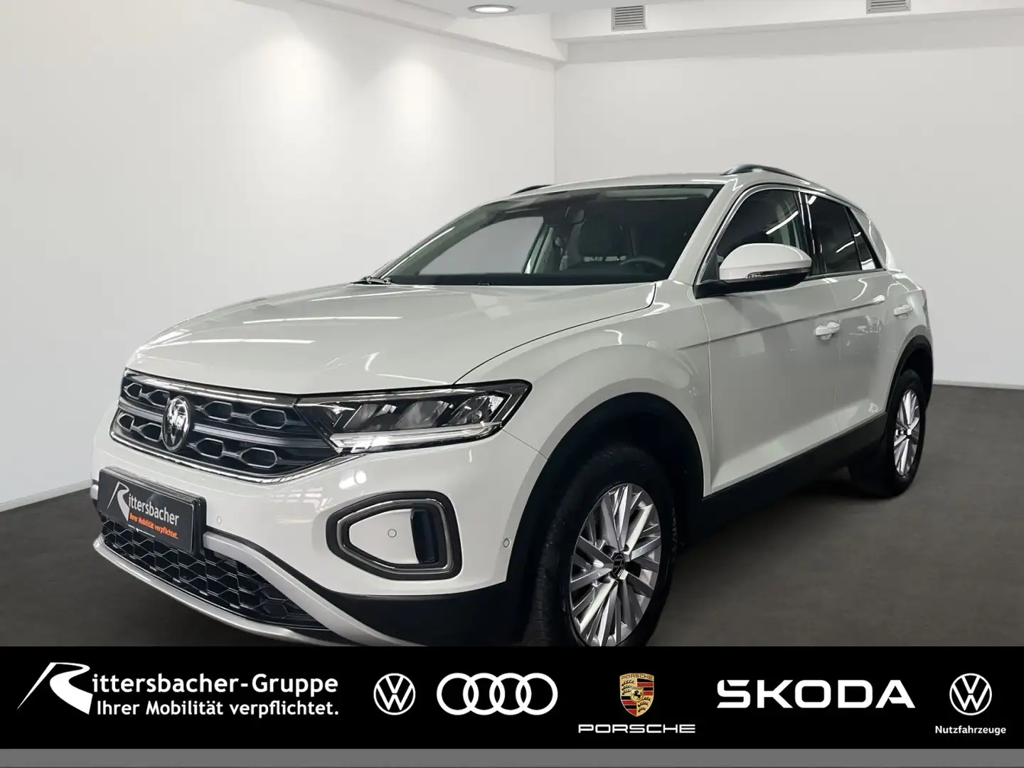 Volkswagen T-Roc 1.0 TSI Life LED Navi ParkAssist Blanc - 1