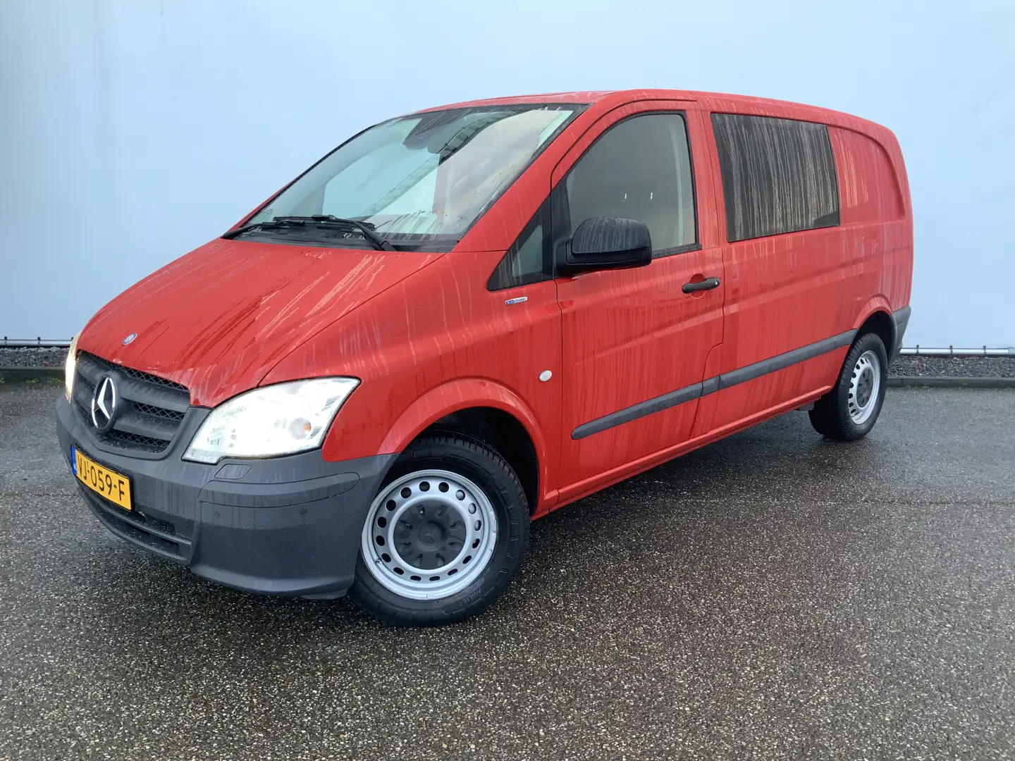Mercedes-Benz Vito 122 CDI 320 Automaat Airco 2 Zits Leer Trekhaak 20 Rood - 1