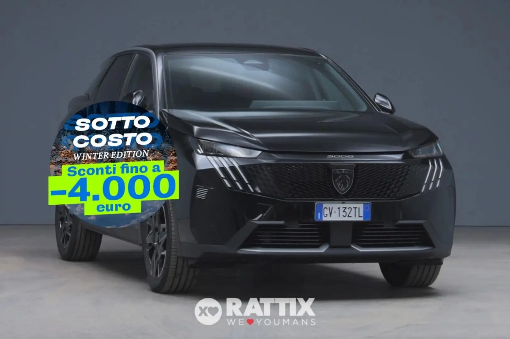 Peugeot 3008 1.2 Hybrid 145CV Allure e-DCS6 Zwart - 1