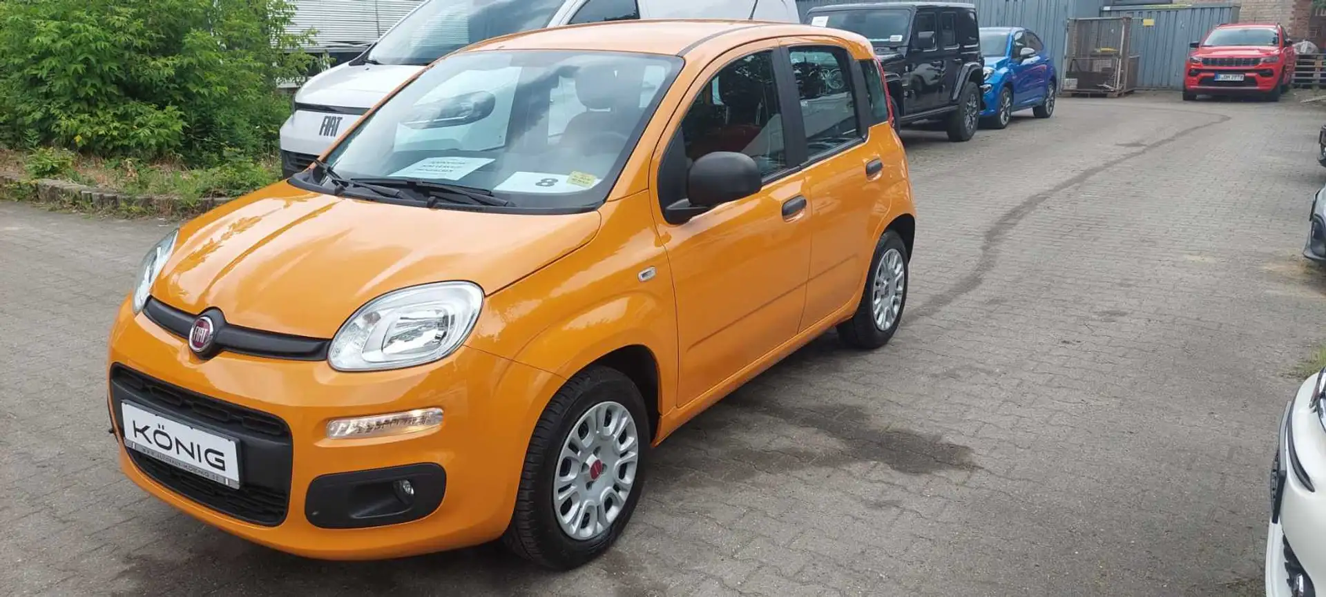 Fiat Panda Easy 1.2 69PS Radio SHZ Klima Scheckheft Orange - 1