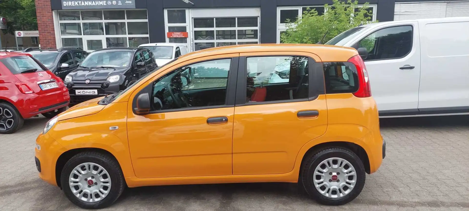 Fiat Panda Easy 1.2 69PS Radio SHZ Klima Scheckheft Orange - 2