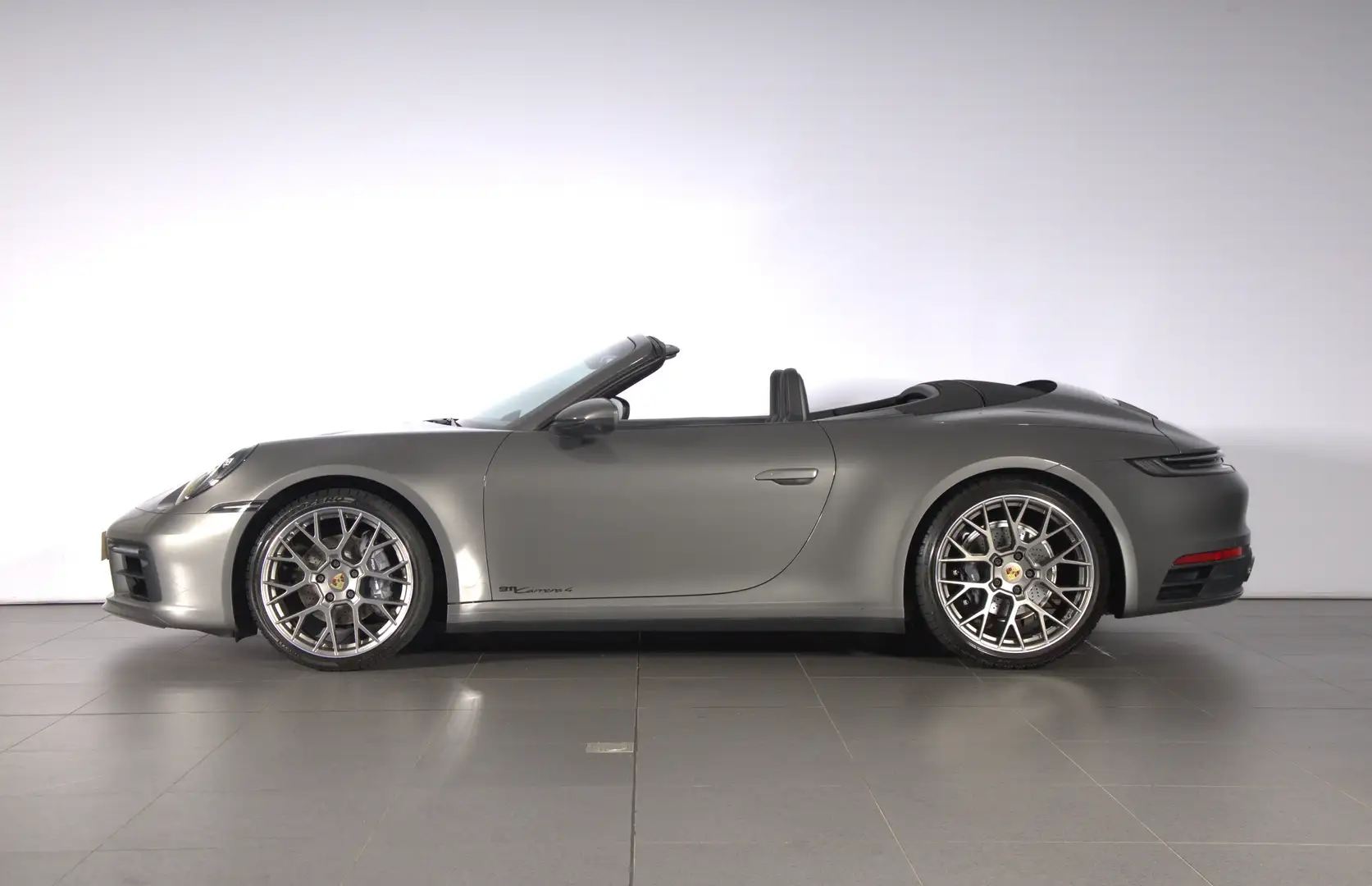 Porsche 992 Cabrio 4 385CV-SPORT CHRONO-SCARICO-IVA ESPOSTA Šedá - 2