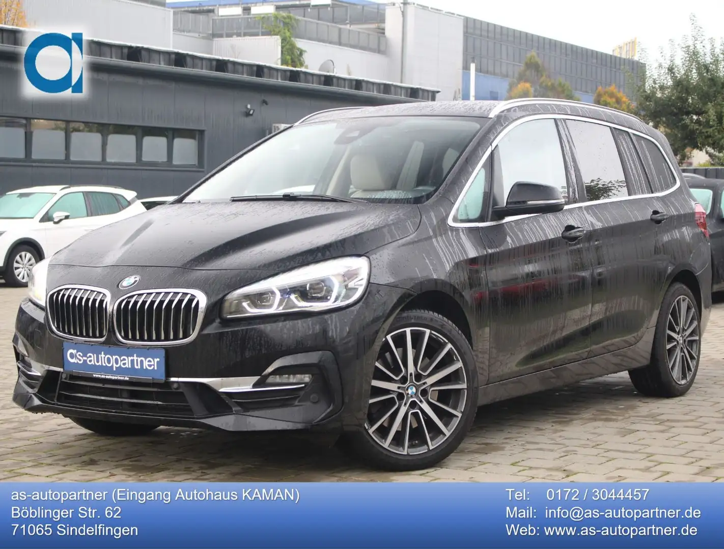 BMW 220 220iA Gran Tourer LUXURY *7SITZER-LEDER-ALU 18* Zwart - 1
