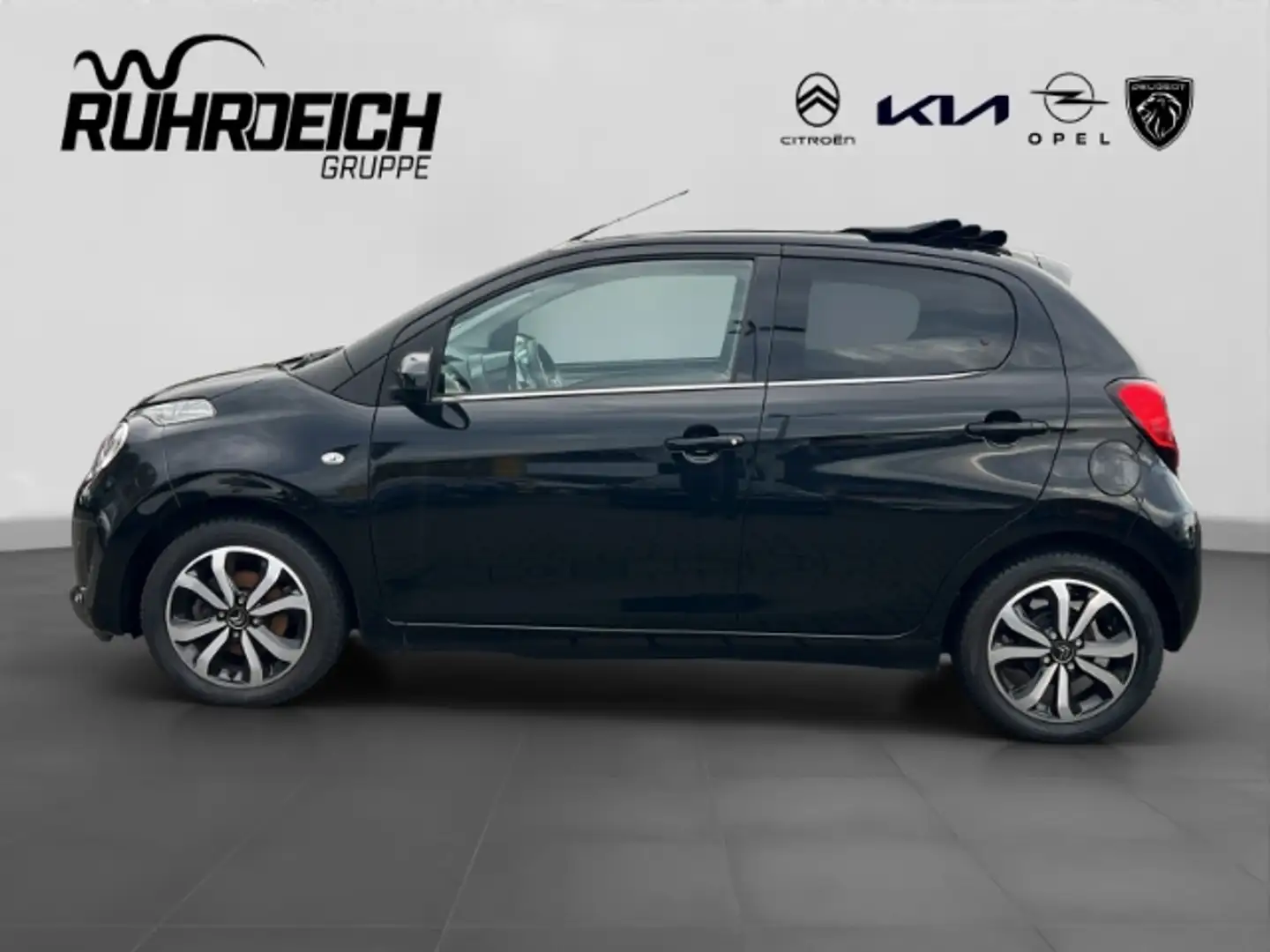 Citroen C1 AIRSCAPE Shine 1.0 VTi Faltdach+Sitzhzg+Carplay+Ka Zwart - 2