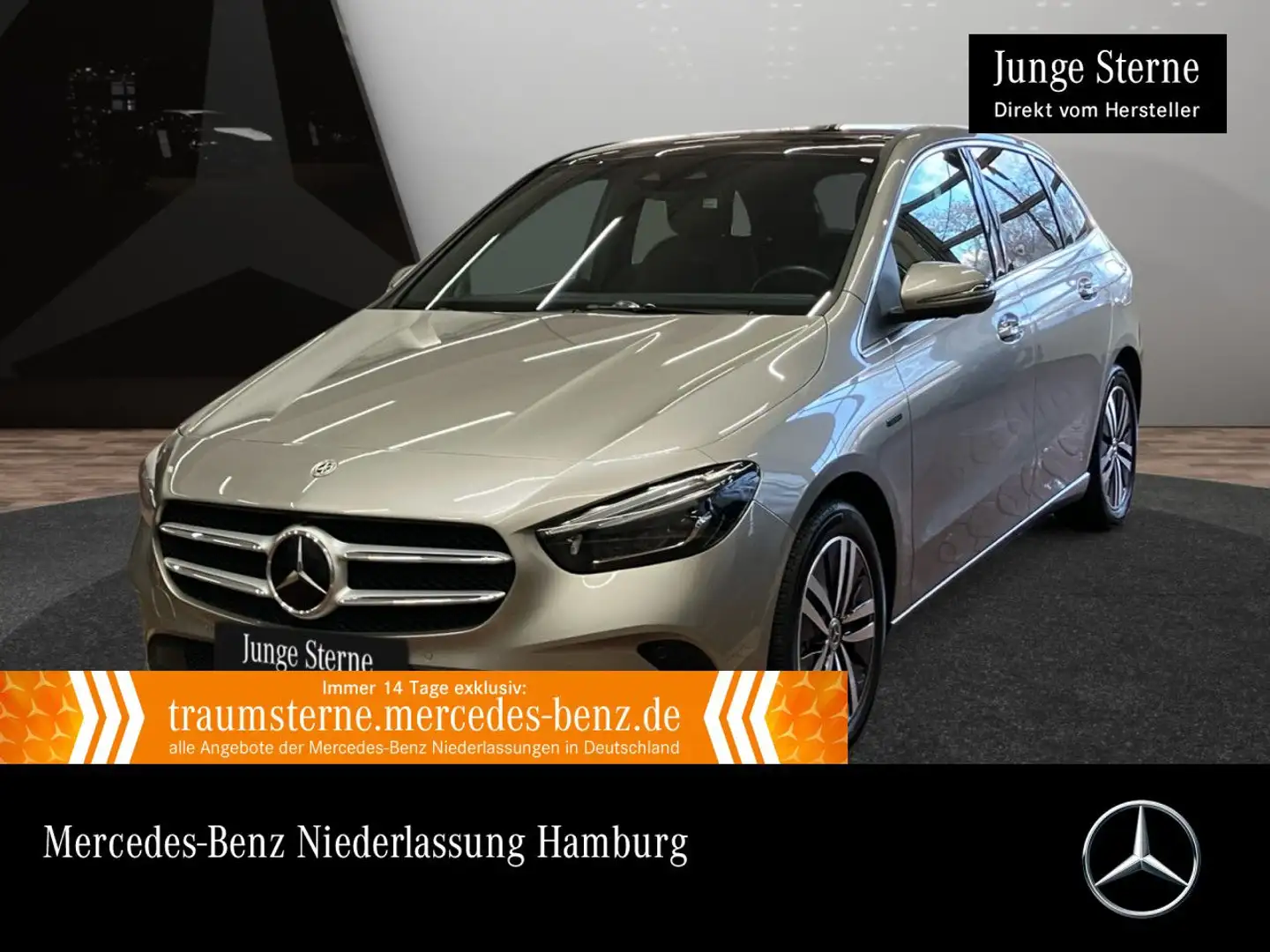 Mercedes-Benz B 250 e PROGRESSIVE+PANO+360°+AHK+MULTIBEAM+8G Silber - 1
