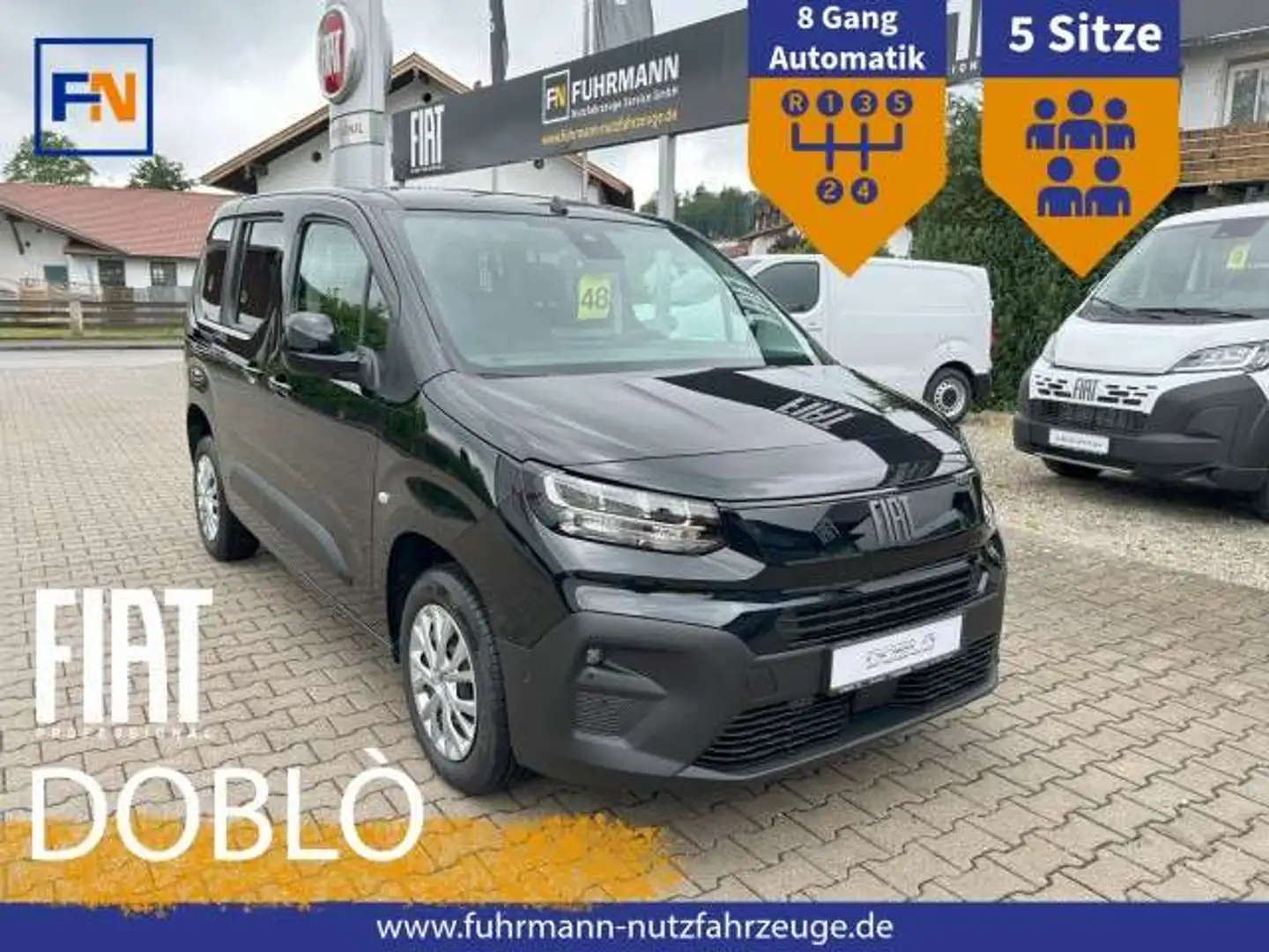 Fiat Doblo KOMBI L1 130 AT8 1.5 Negro - 1