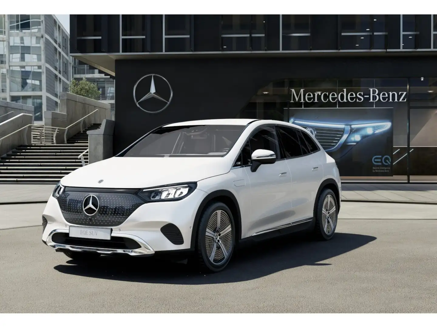 Mercedes-Benz EQE SUV EQE 350+ SUV ElectricArt/LED/Cam/Airm/AHK/Distr Weiß - 1