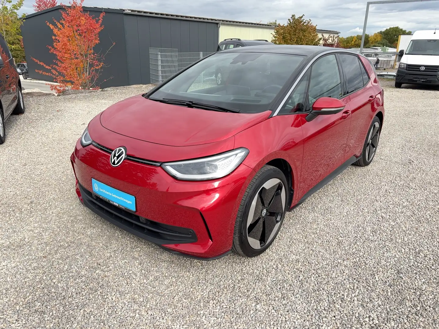 Volkswagen ID.3 Pro S CarPlay+Matrix+CCS+ACC+LED+Navi+HUD Червоний - 2