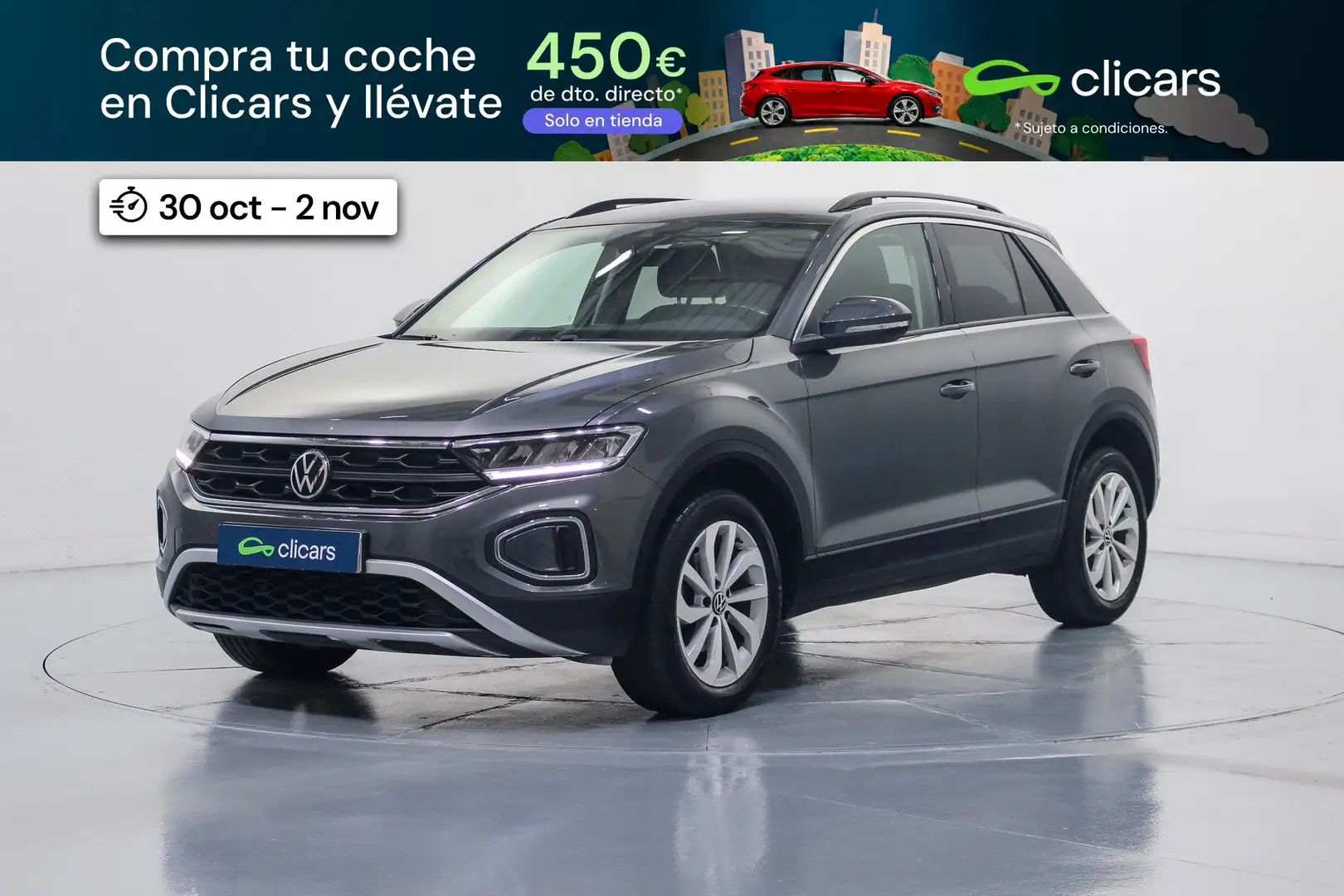 Volkswagen T-Roc 2.0TDI Life 85kW Gris - 1