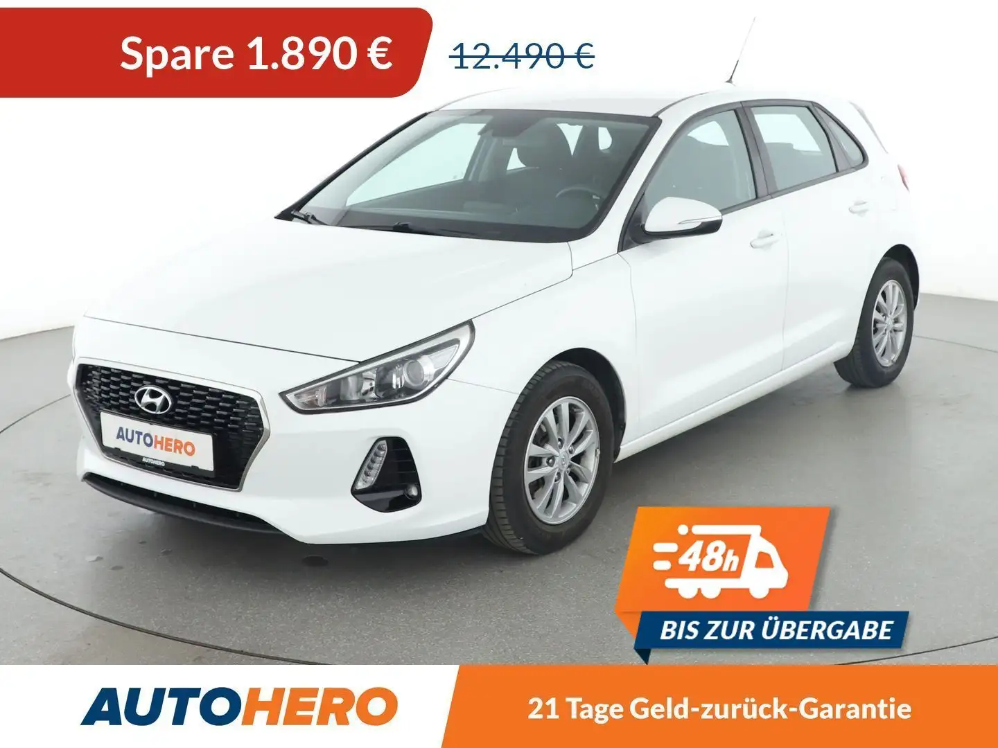 Hyundai i30 1.4 Select*TEMPO*PDC*SHZ*KLIMA*GARANTIE* Blanc - 1