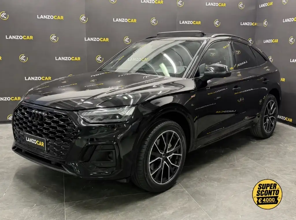 Audi Q5, SPORTBACK 40 QUATTRO S-LINE PLUS *TETTO ELETTRICO*, colore nero, 2023, diesel | usata in vendita da LANZOCAR