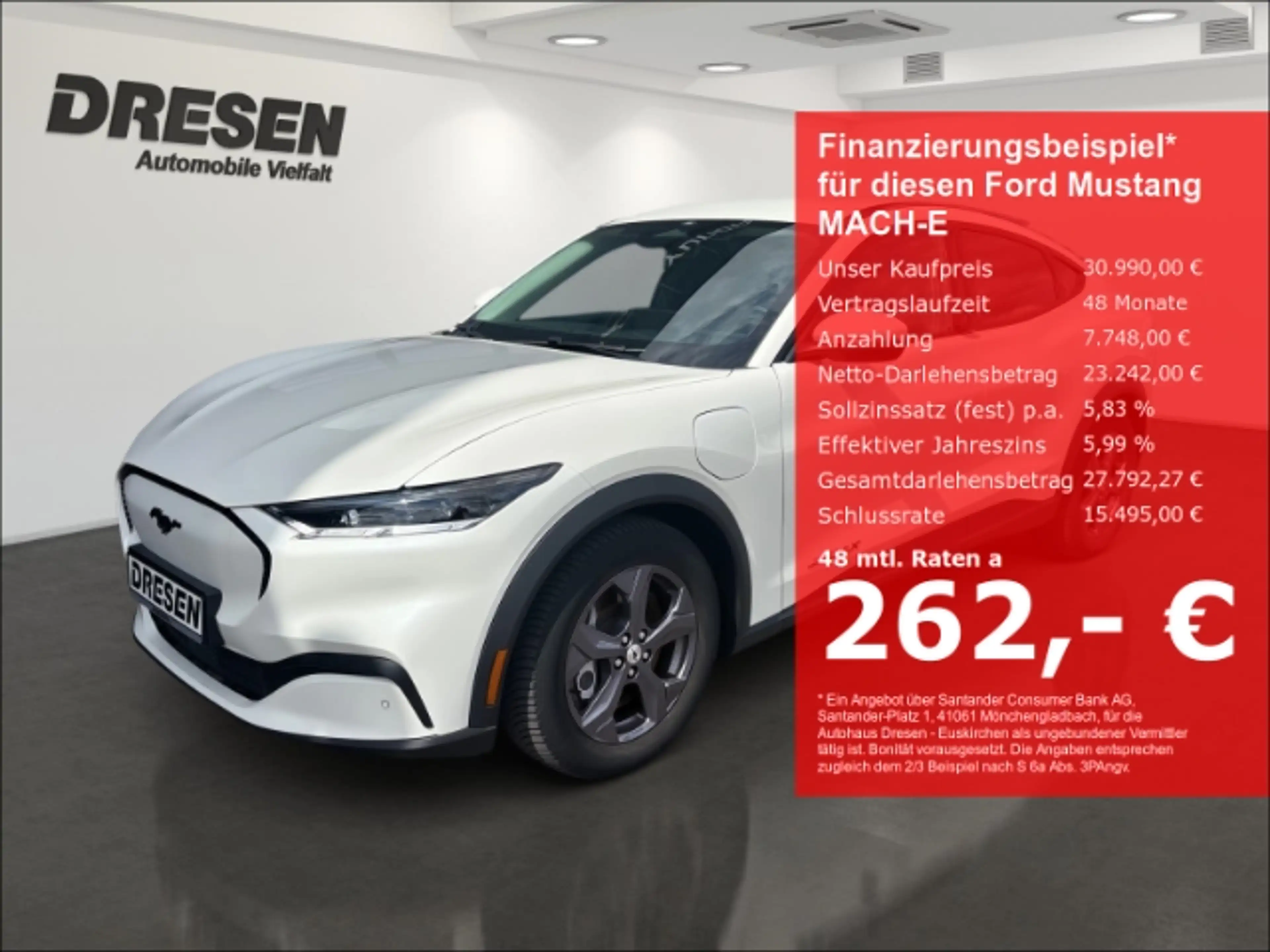 Ford Mustang Mach-E Extended Range 99kwh Leder/Navi/PDC
