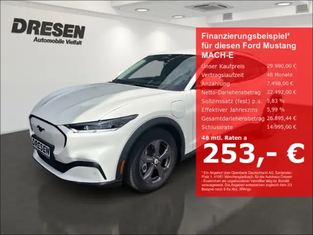 Ford Mustang Mach-E Extended Range 99kwh Leder/Navi/PDC