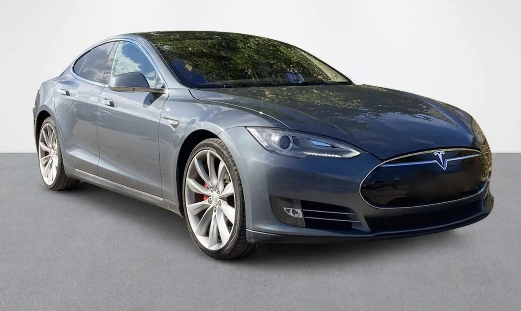 Tesla Model S Model S85 Performance Gris - 2