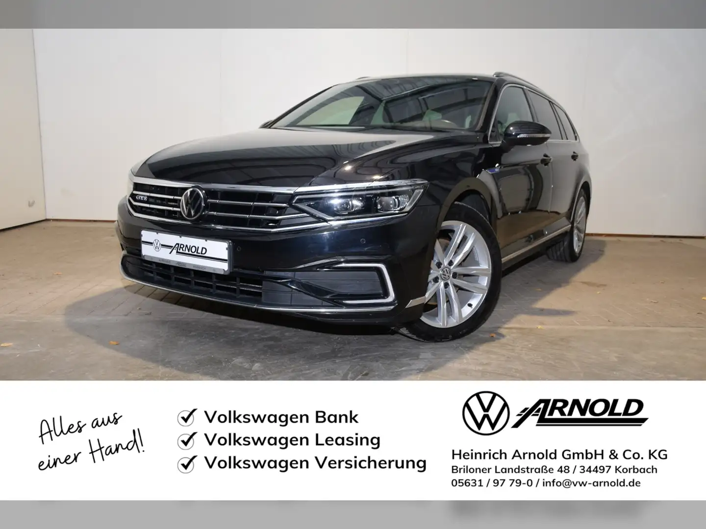 Volkswagen Passat Variant GTE DSG AHK - ergo Sitz - RearView - Standheiz. Schwarz - 1