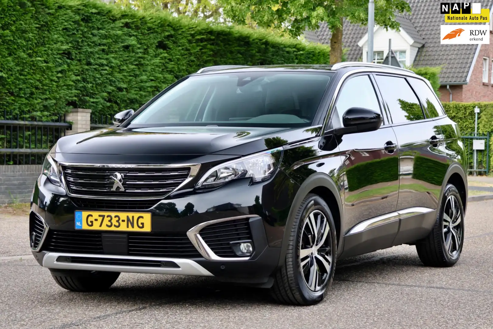 Peugeot 5008 1.2 PureTech Blue Lease Premium| 7.PERS | AUTOMAAT Zwart - 1